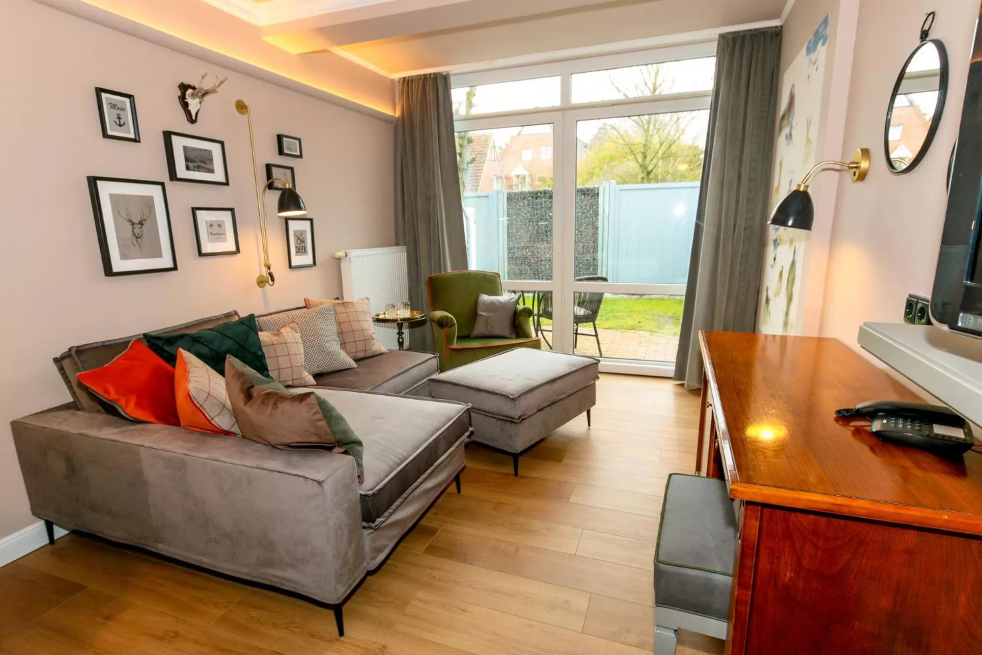 Seating area in Nordseehotel Kröger