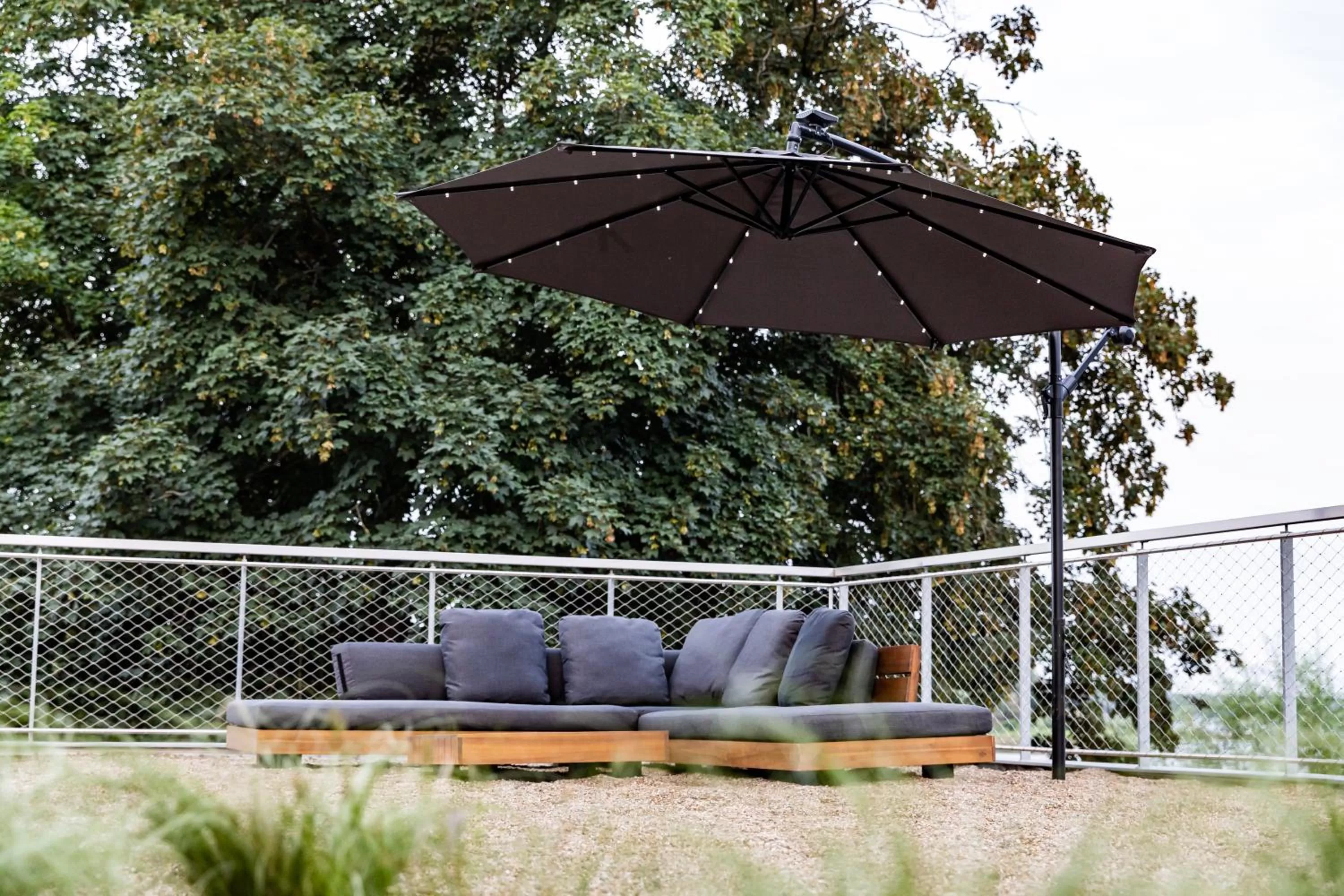 Balcony/Terrace in Das ELB Boardinghouse Hotel Restaurant