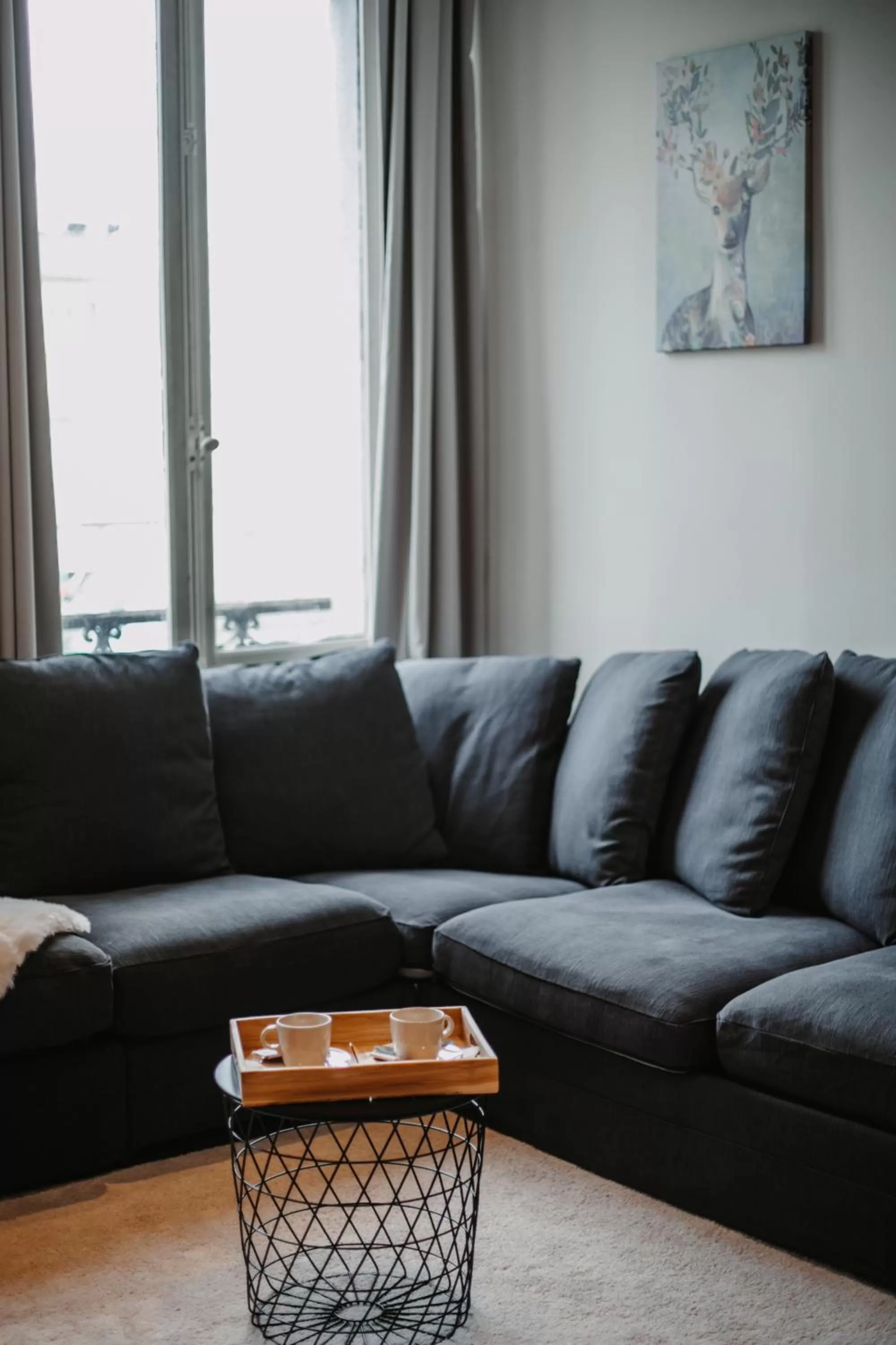 Living room in Central and Cozy in Brussels