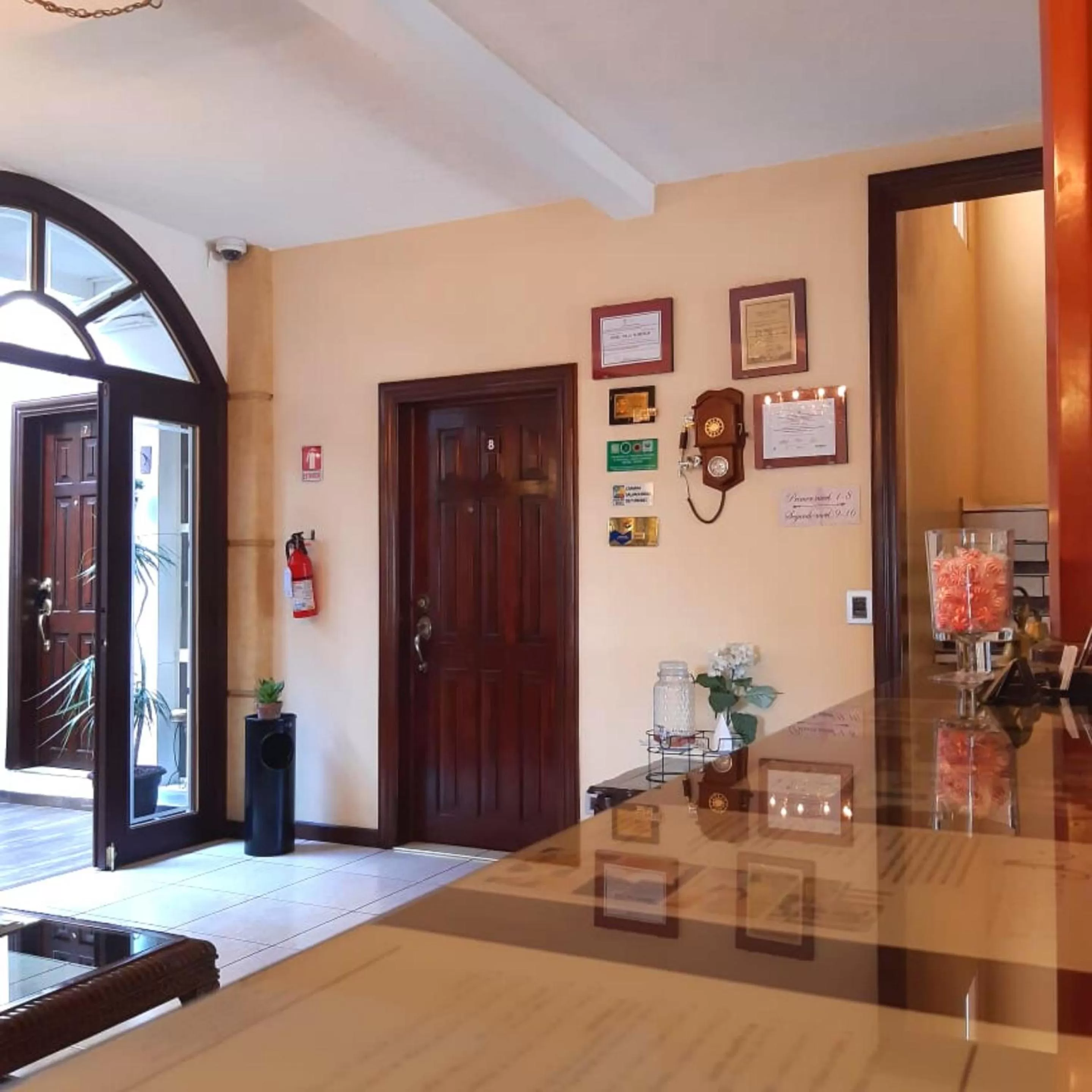 Lobby or reception in Hotel Villa Florencia Zona Rosa