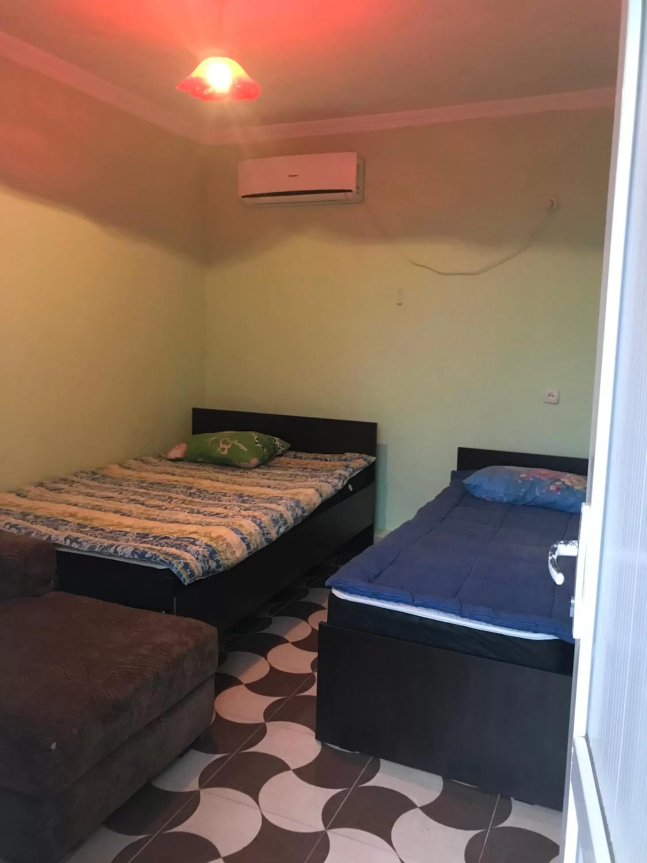 Bed in Hotel Nino Ureki