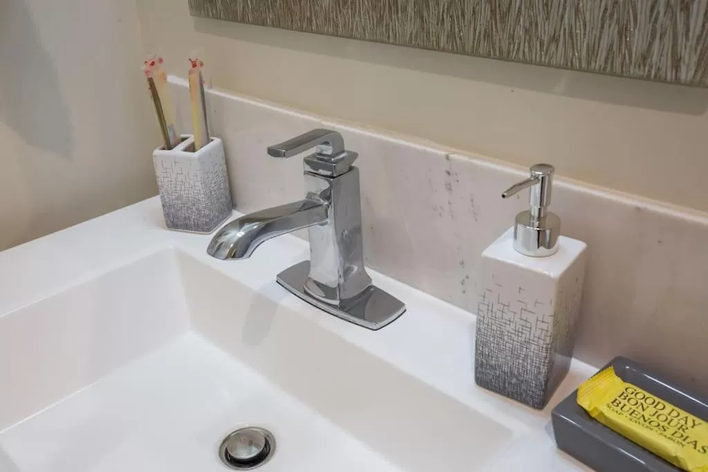 Bathroom in Explore Balboa Park From Your Cozy Studio w Patio