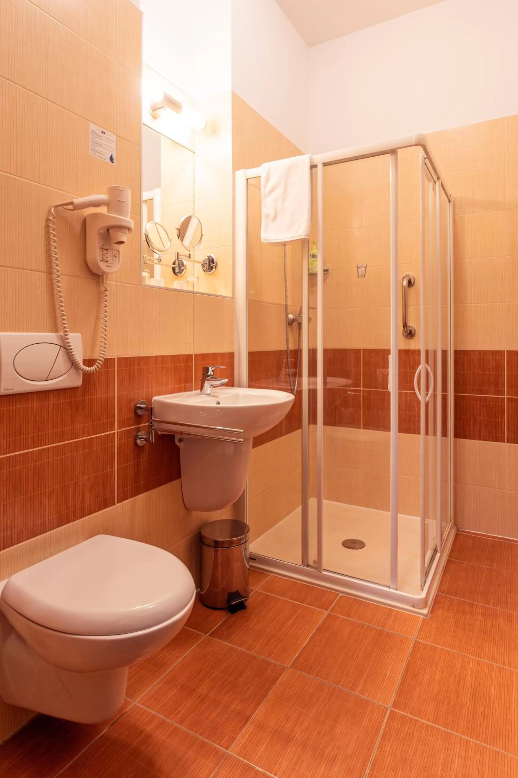 Bathroom in Hotel Studanka