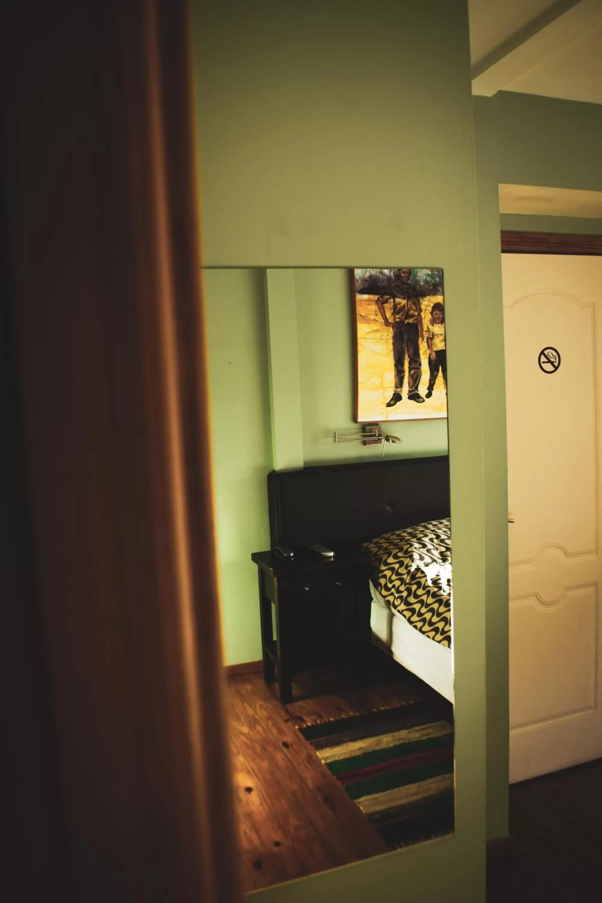 Bed in Hosteria Foike