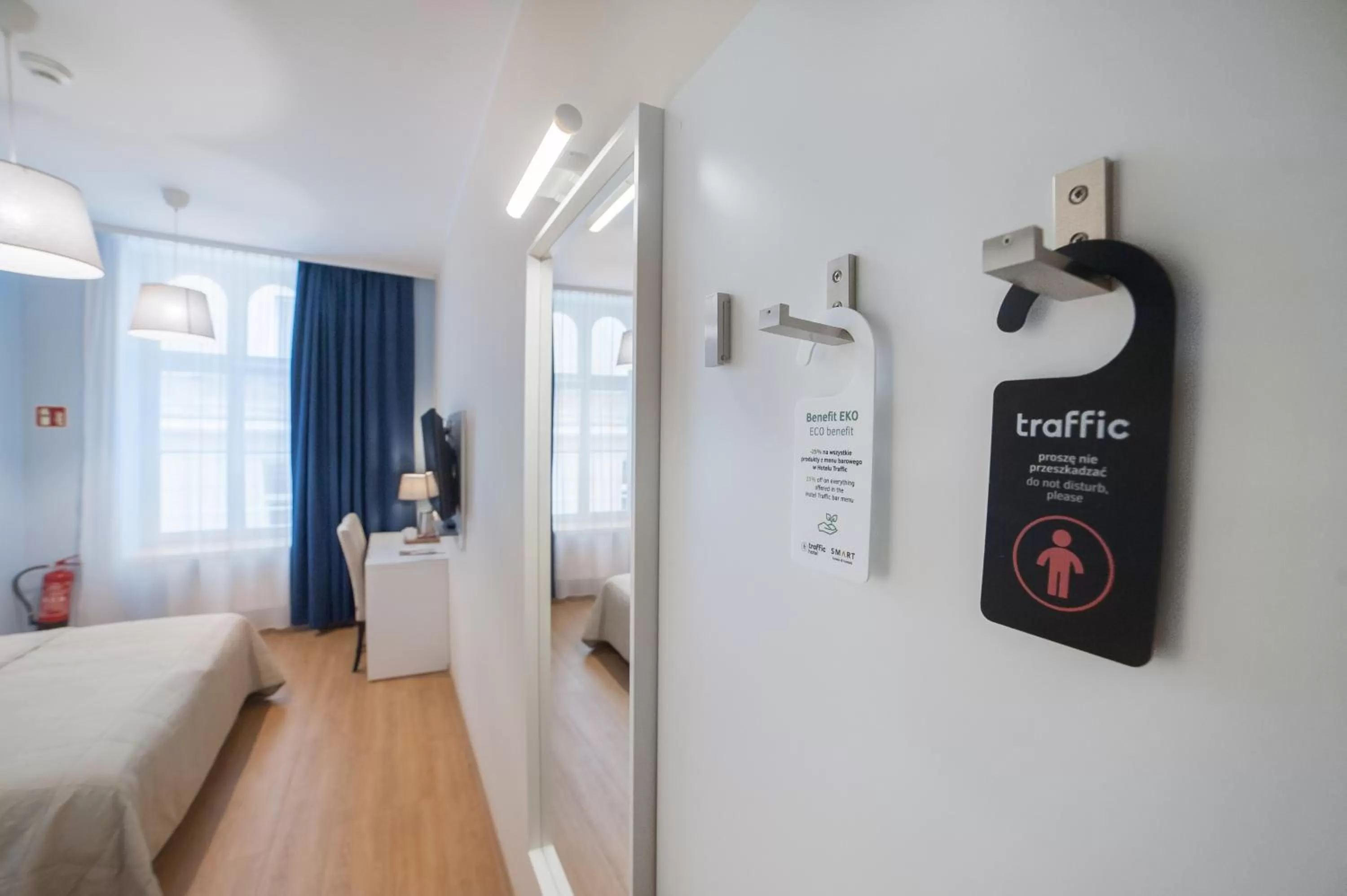 Bed in Hotel Traffic Wrocław Stare Miasto