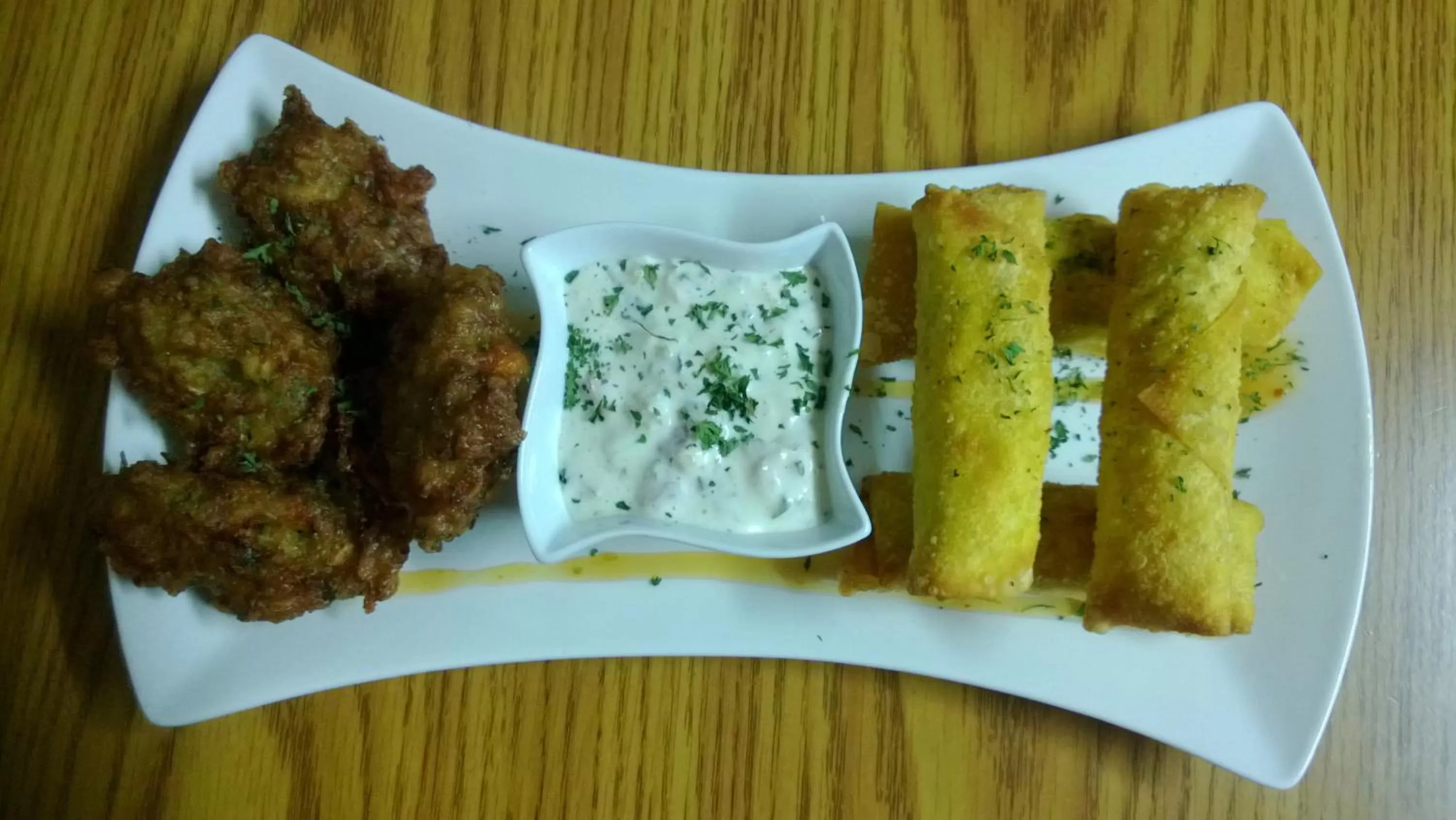 Food close-up in The Red Hut Inn