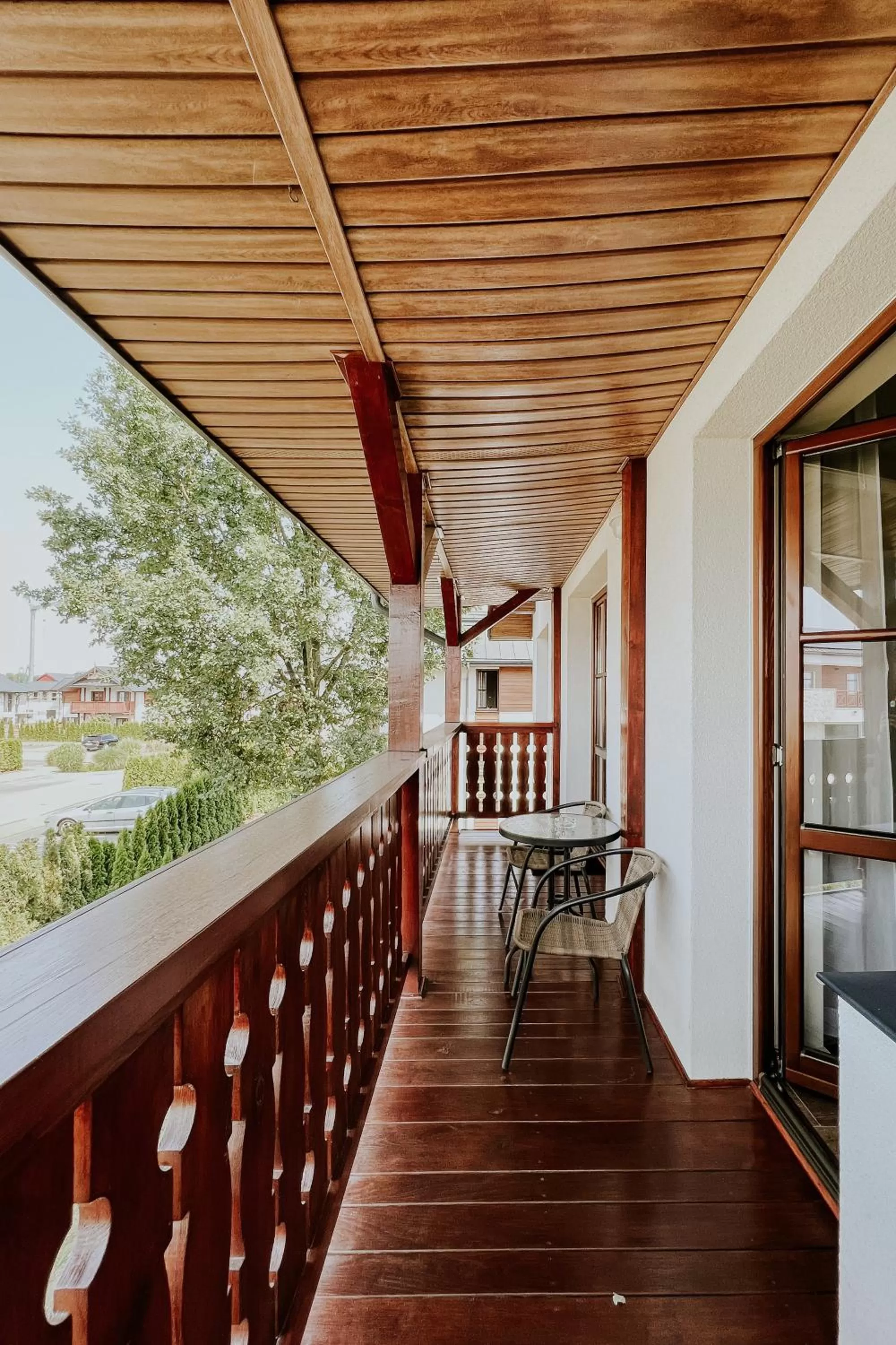 Balcony/Terrace in Aura Medical SPA Nałęczów