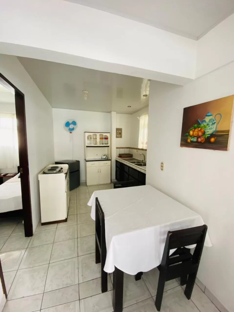 Kitchen or kitchenette in Hotel Alicia