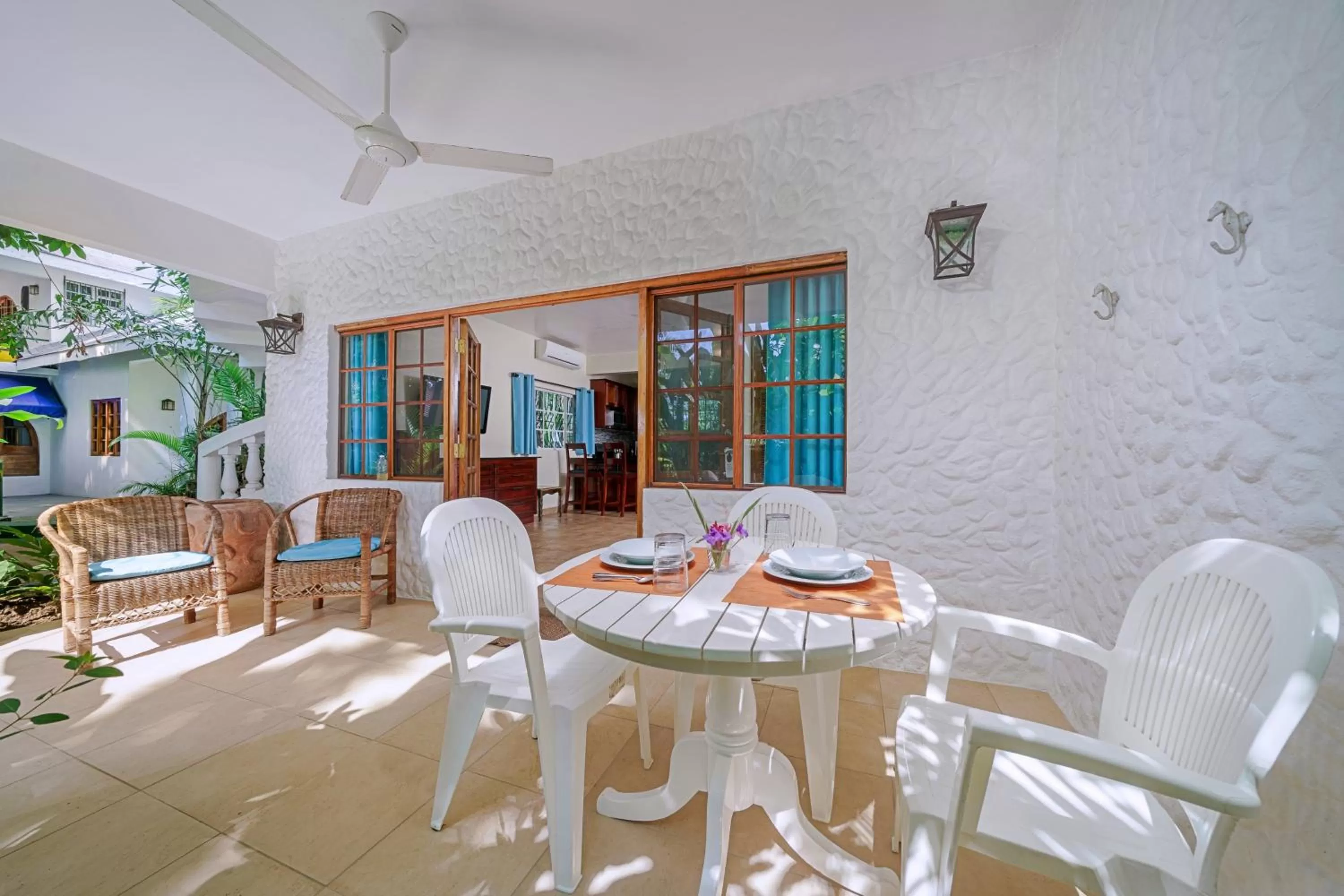 Patio in Beach House Condos, Negril
