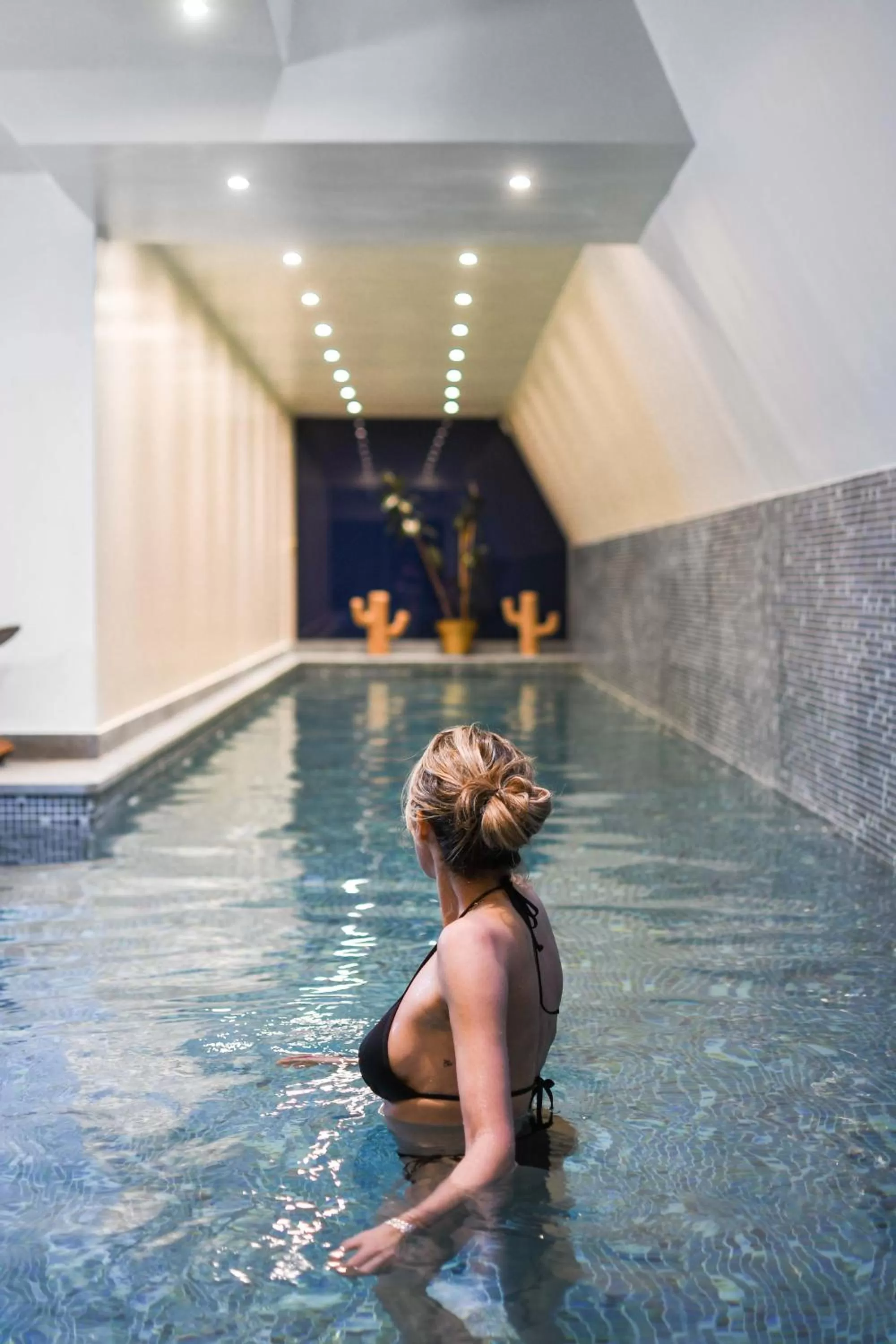 Spa and wellness centre/facilities in Hotel Parister Piscine & Spa
