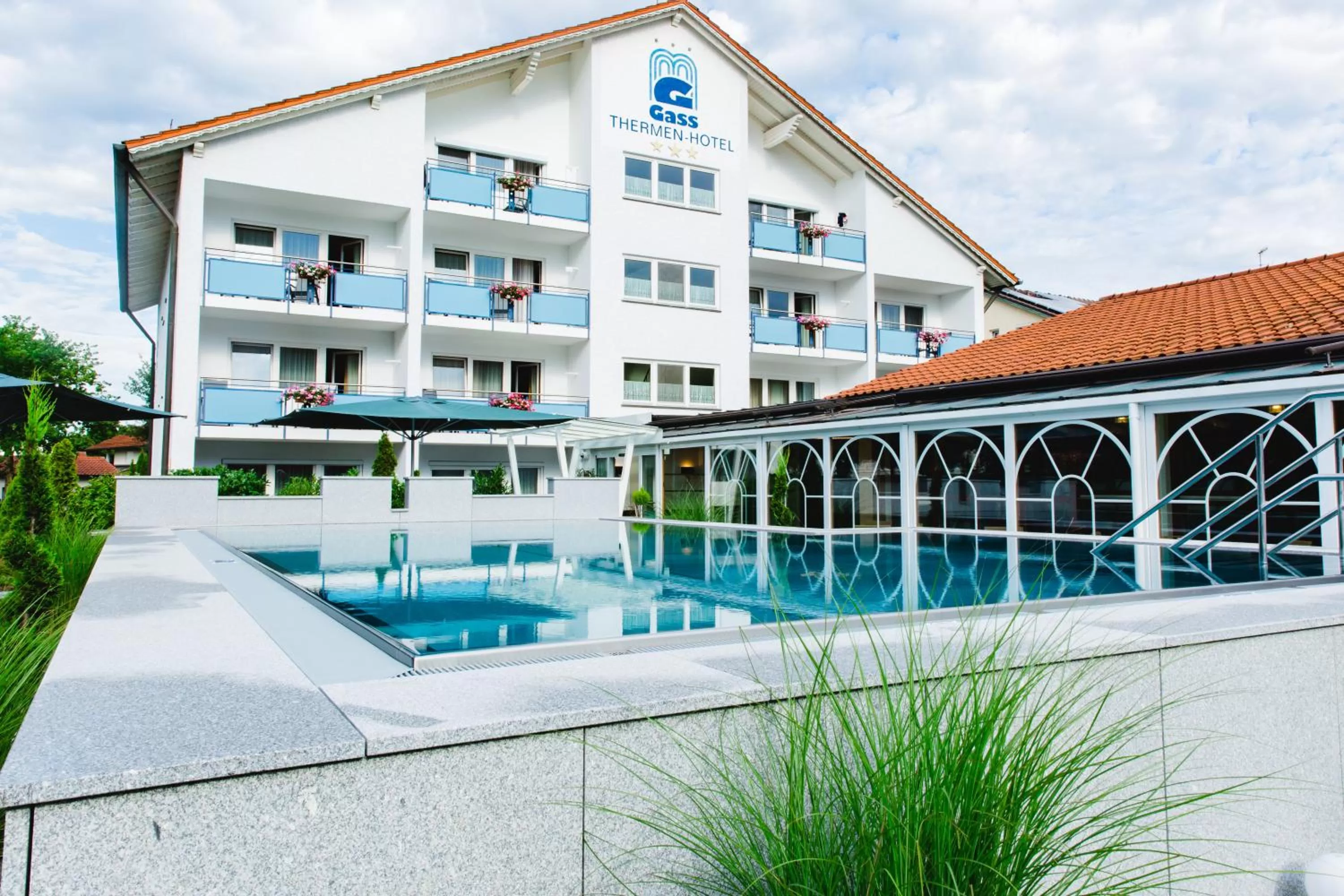 Facade/entrance in Thermalhotel Gass