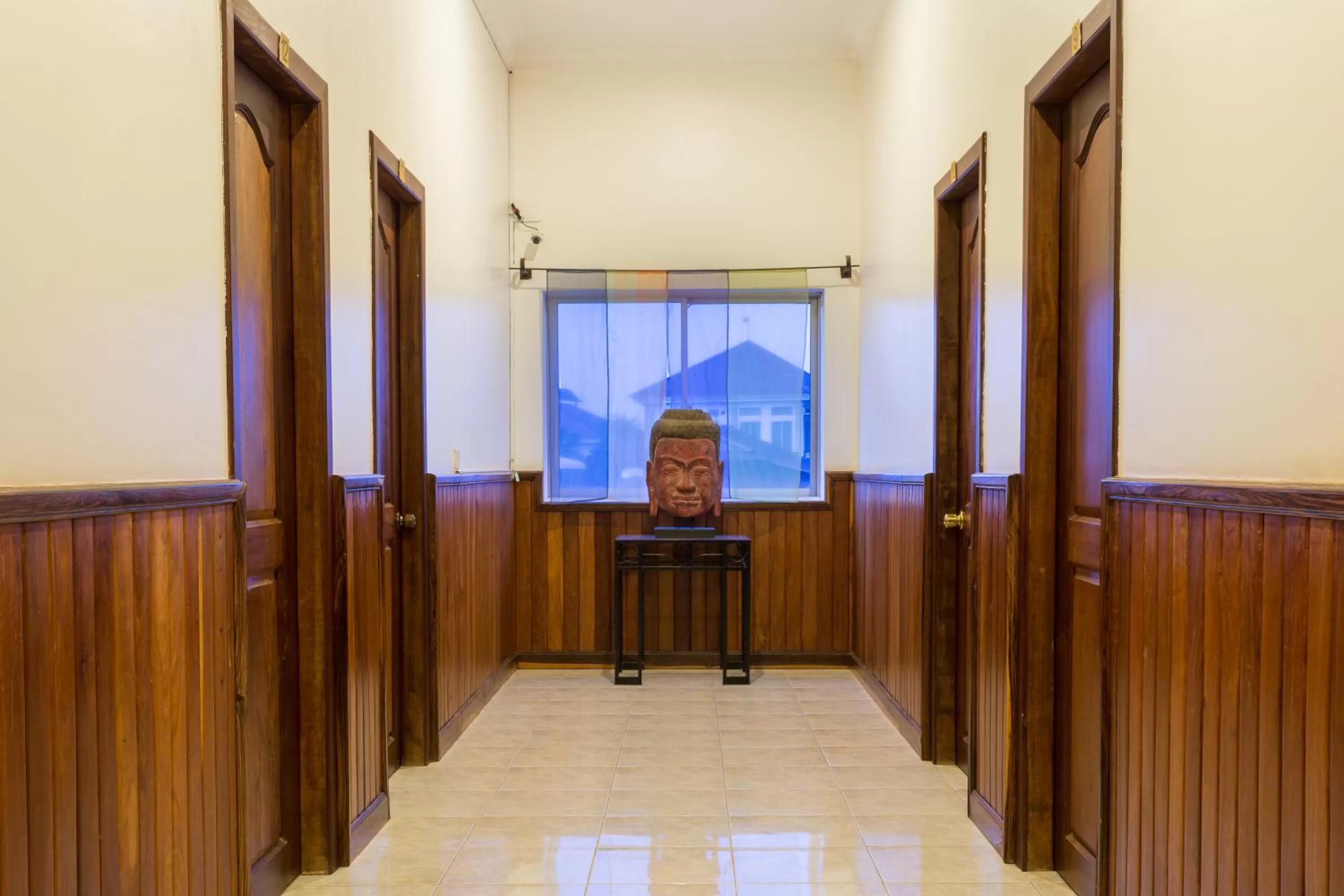 Decorative detail in Le Tigre Villa