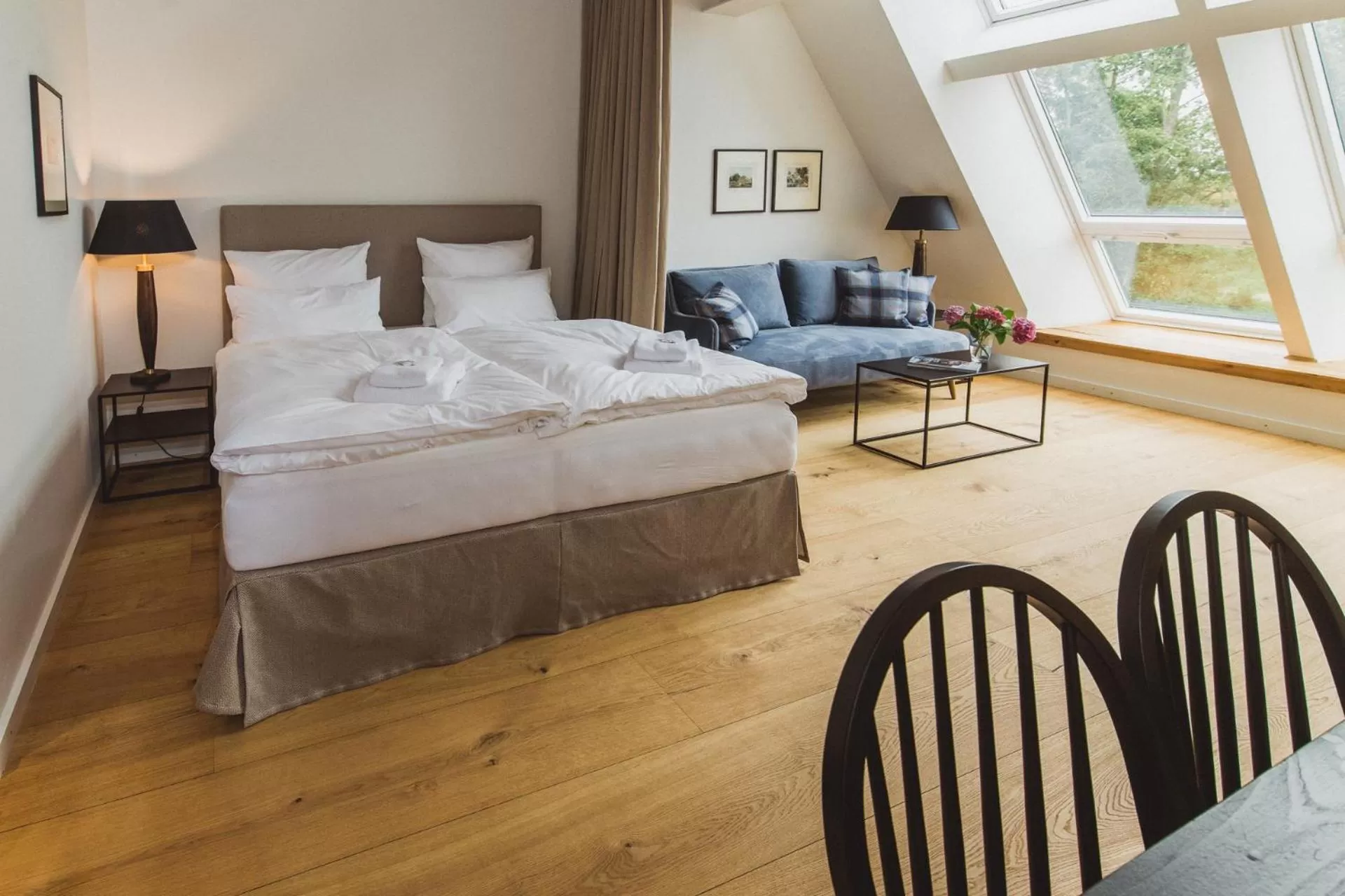 Bed in Gut Damp Ferien Lofts