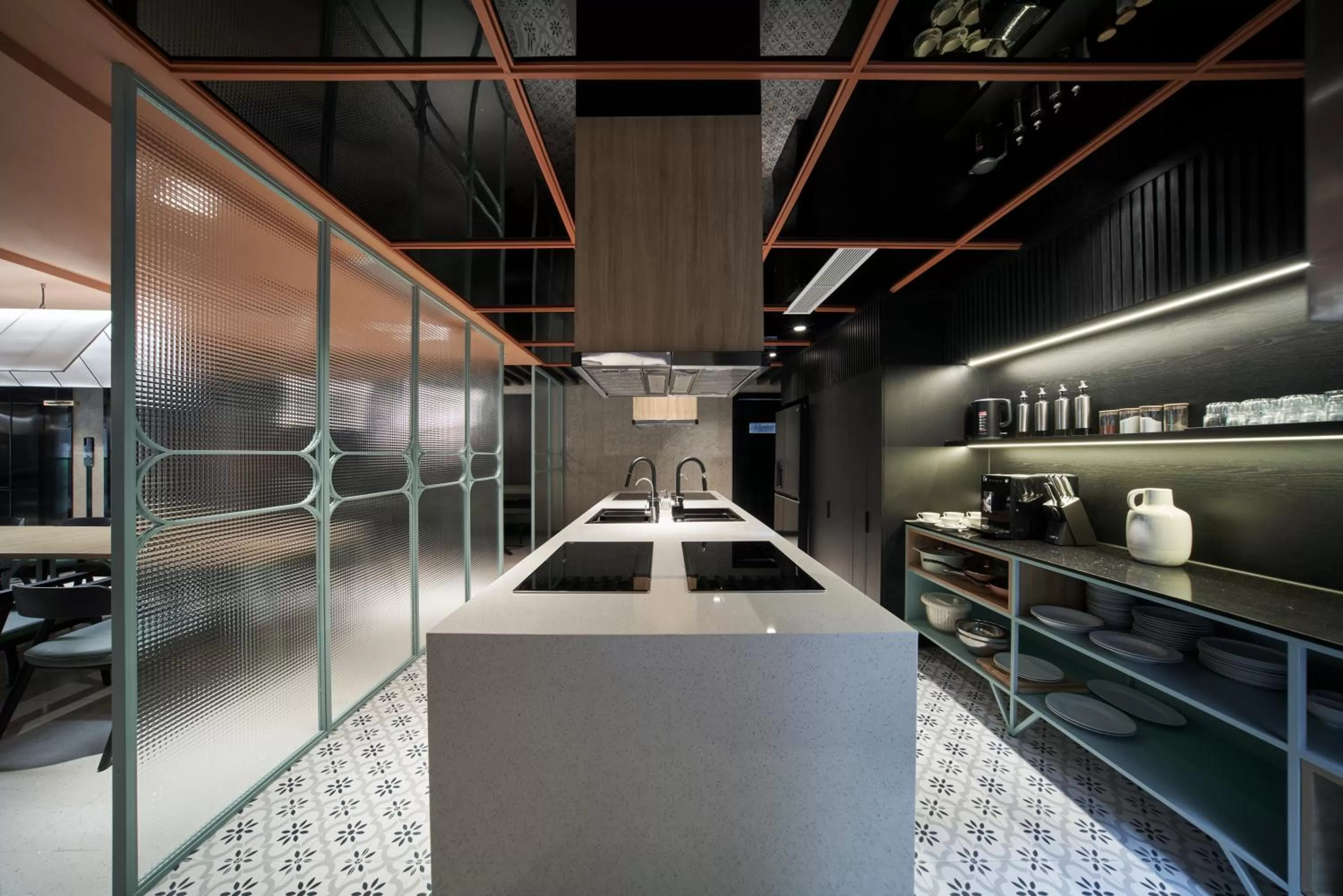 Kitchen or kitchenette in M Village Hotel Tôn Thất Đạm