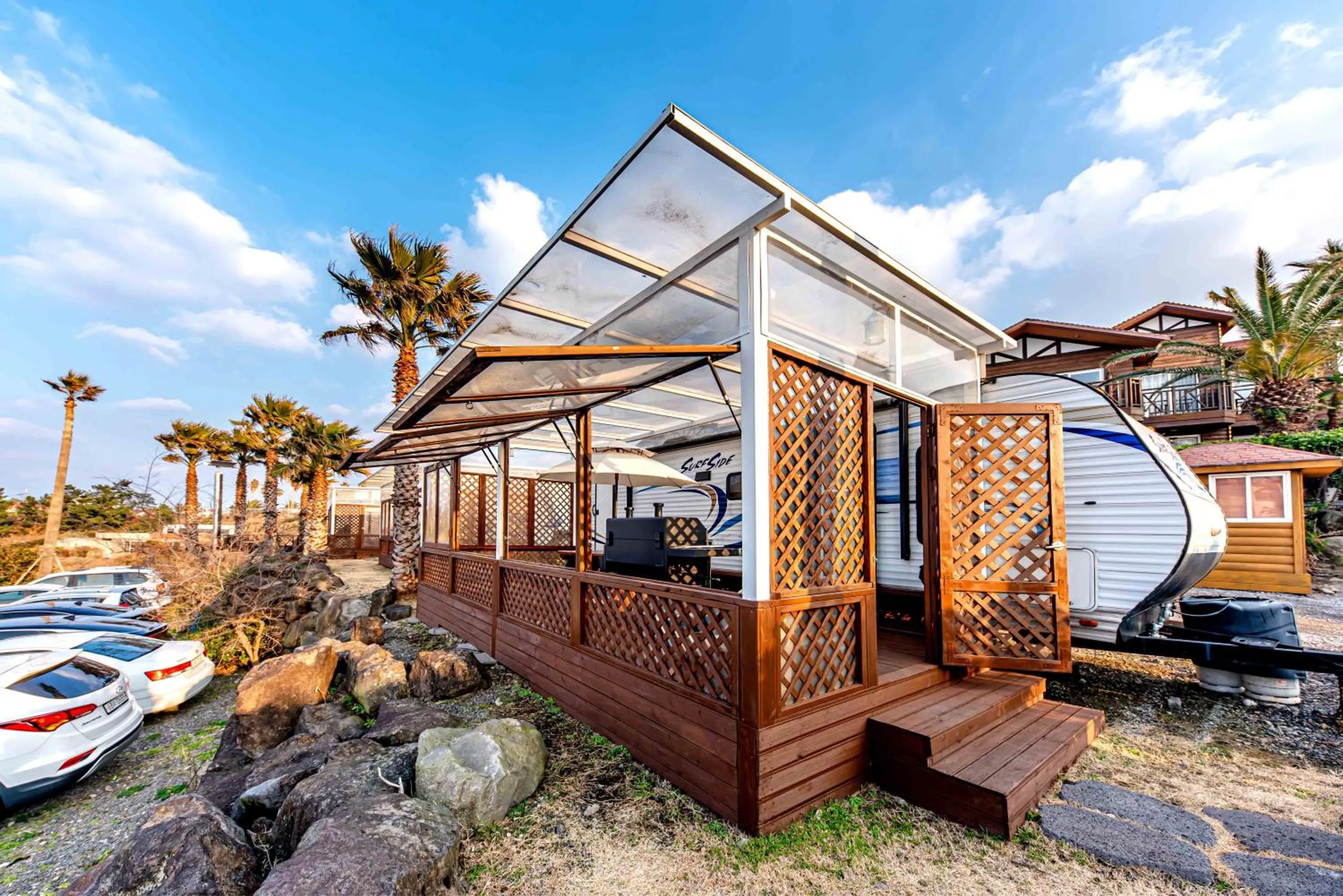 Caravan in Dyne Resort