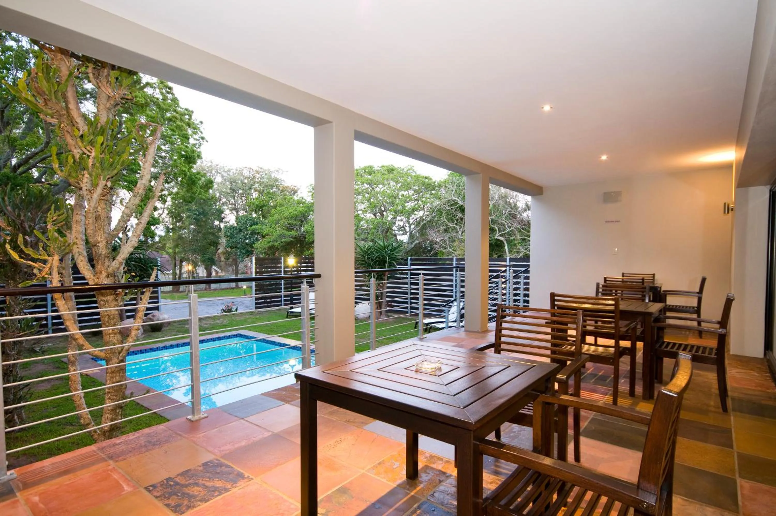 Patio in The Hub Urban Hotel