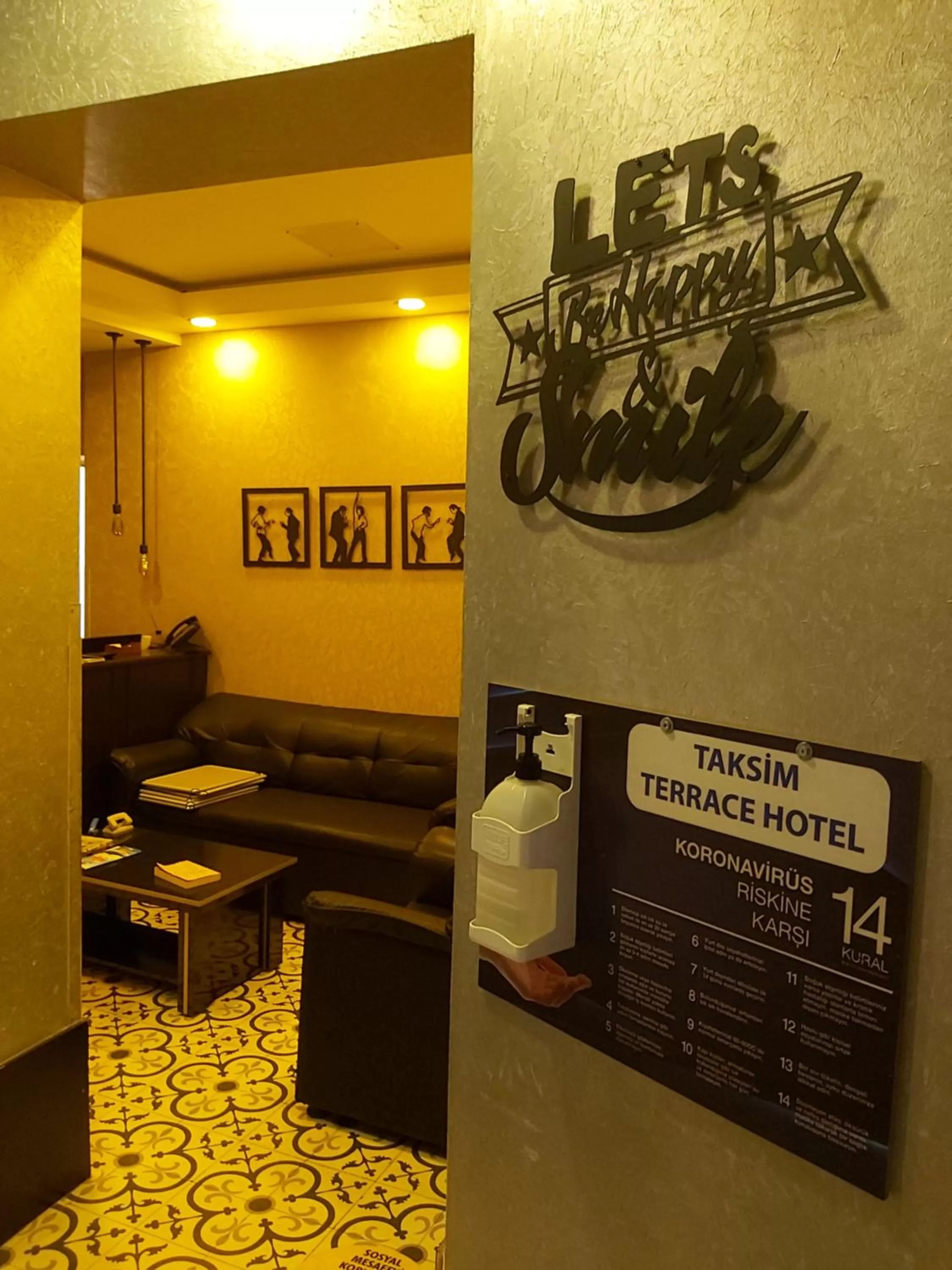 Decorative detail in Taksim Terrace Hotel