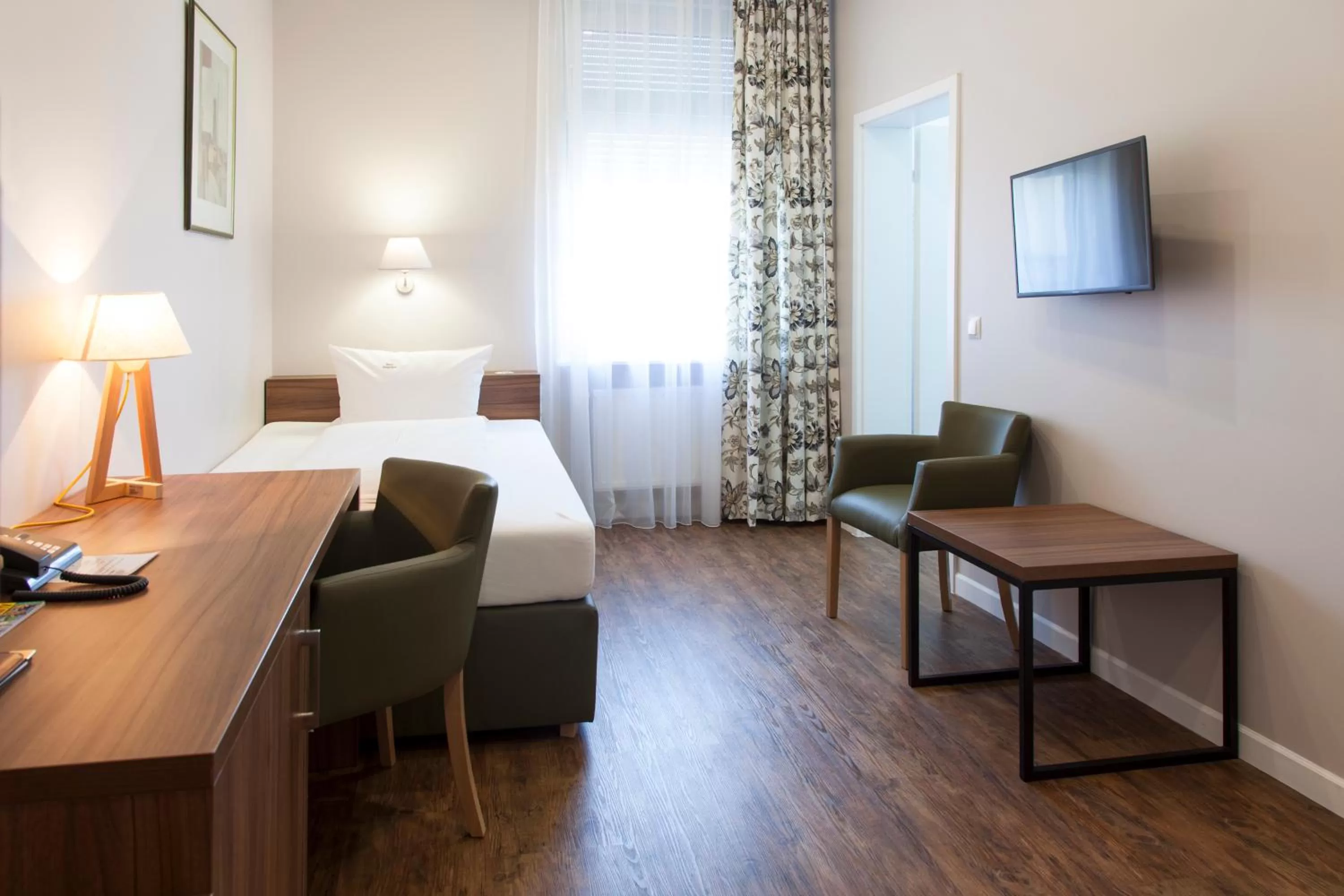 Bed in Hotel Engelbert