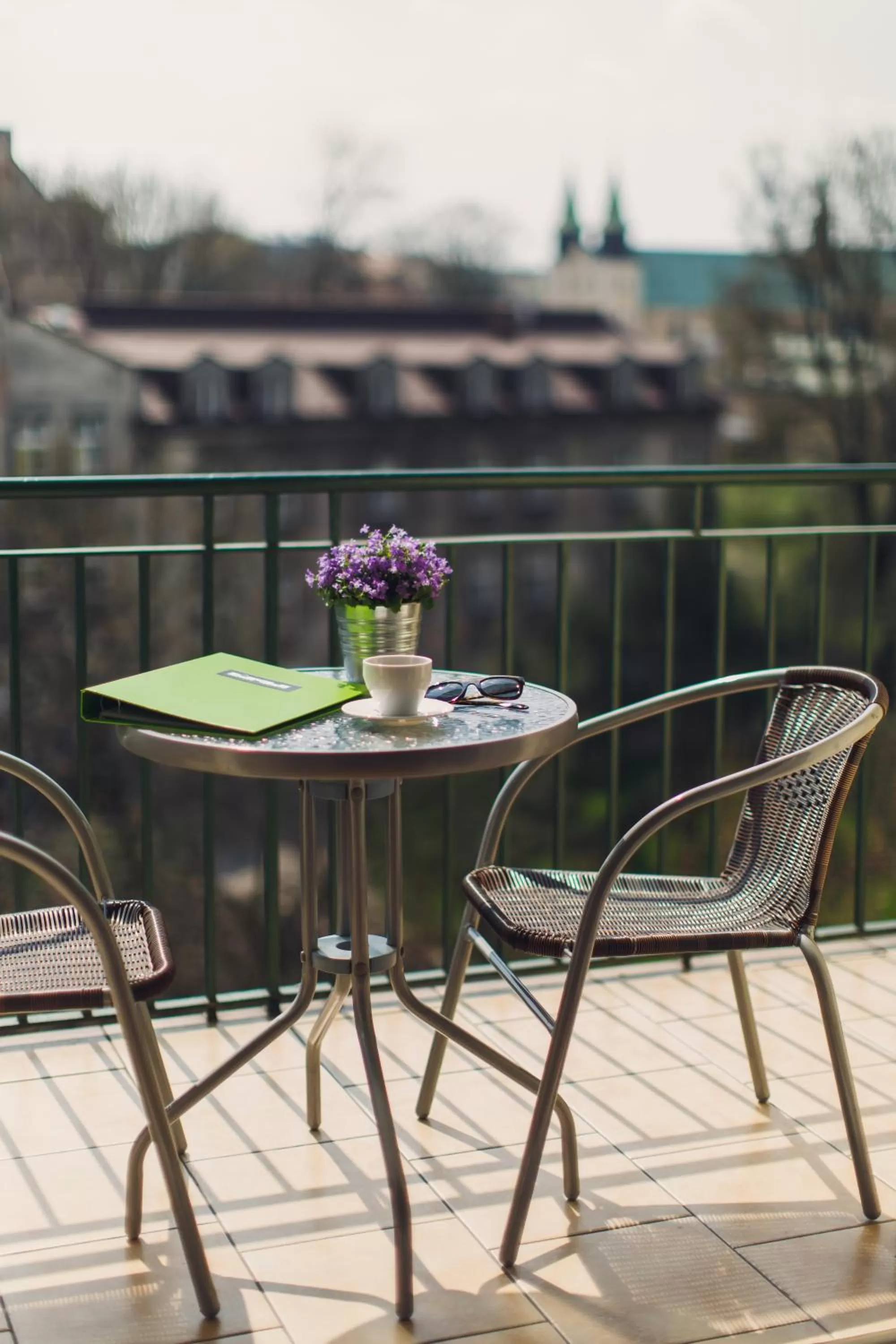 Balcony/Terrace in 4Seasons﻿ Apartments Cracow