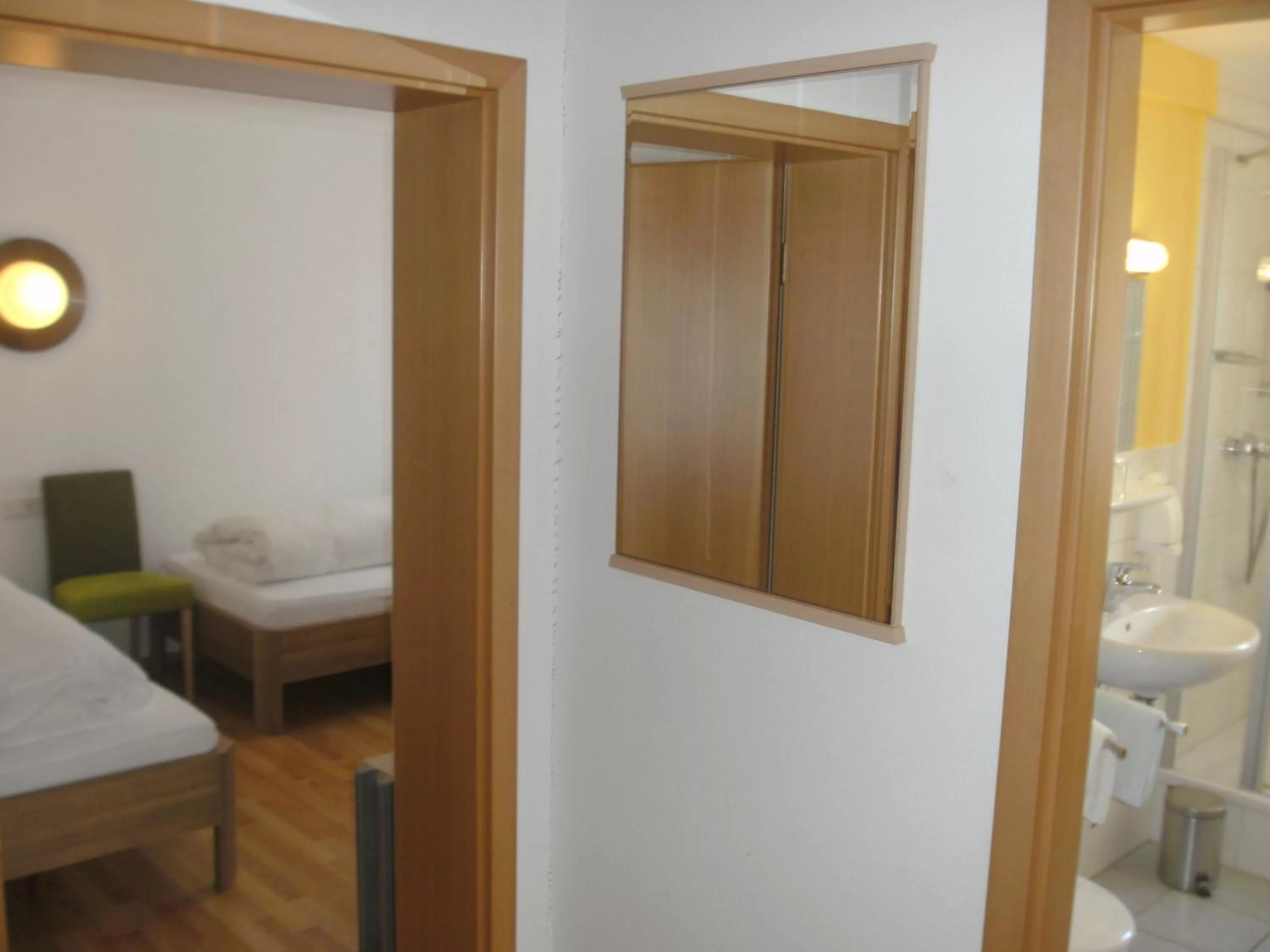 Decorative detail, Bed in Gasthof Hosbein