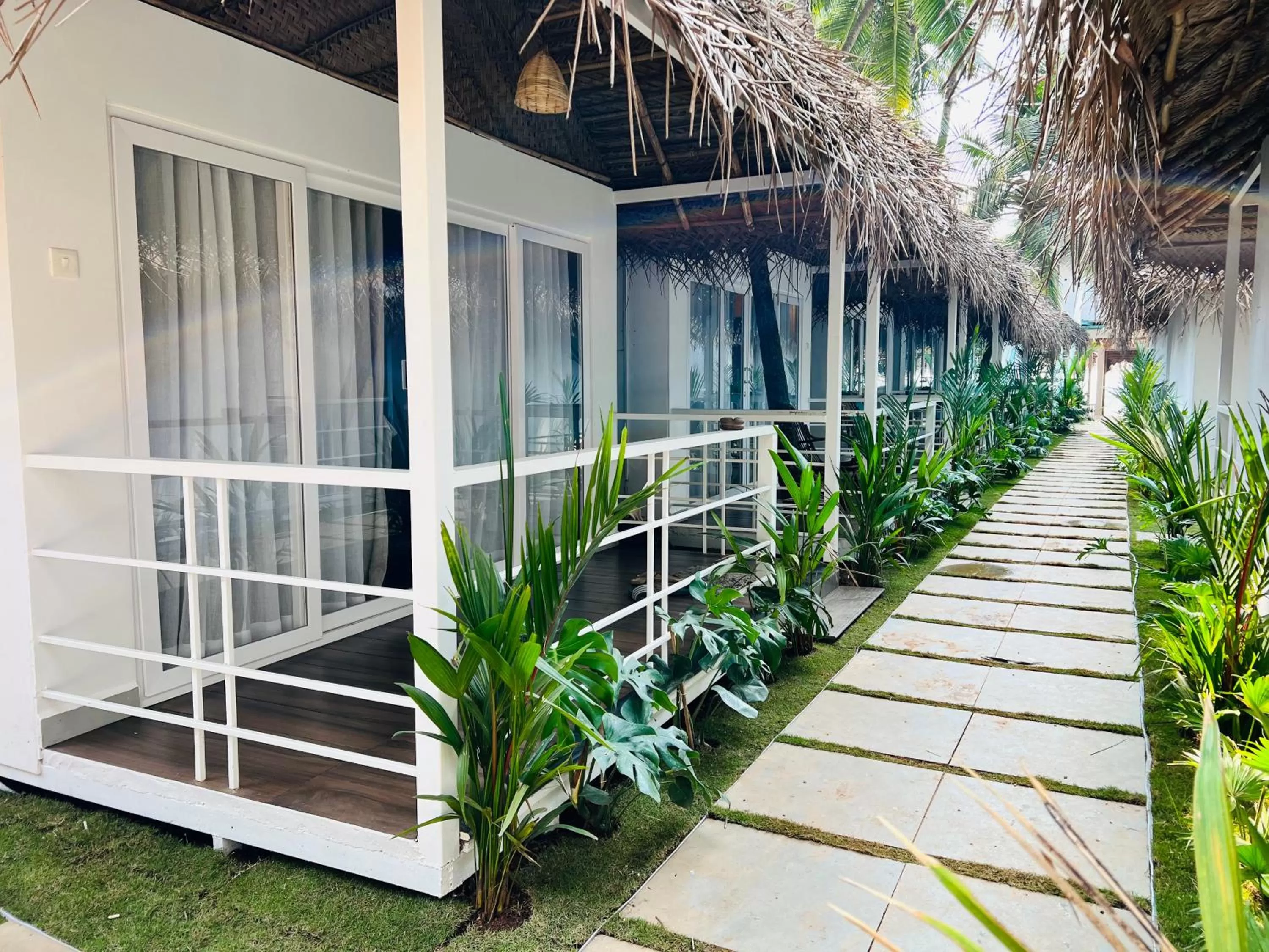 Garden in The Shore beach resort