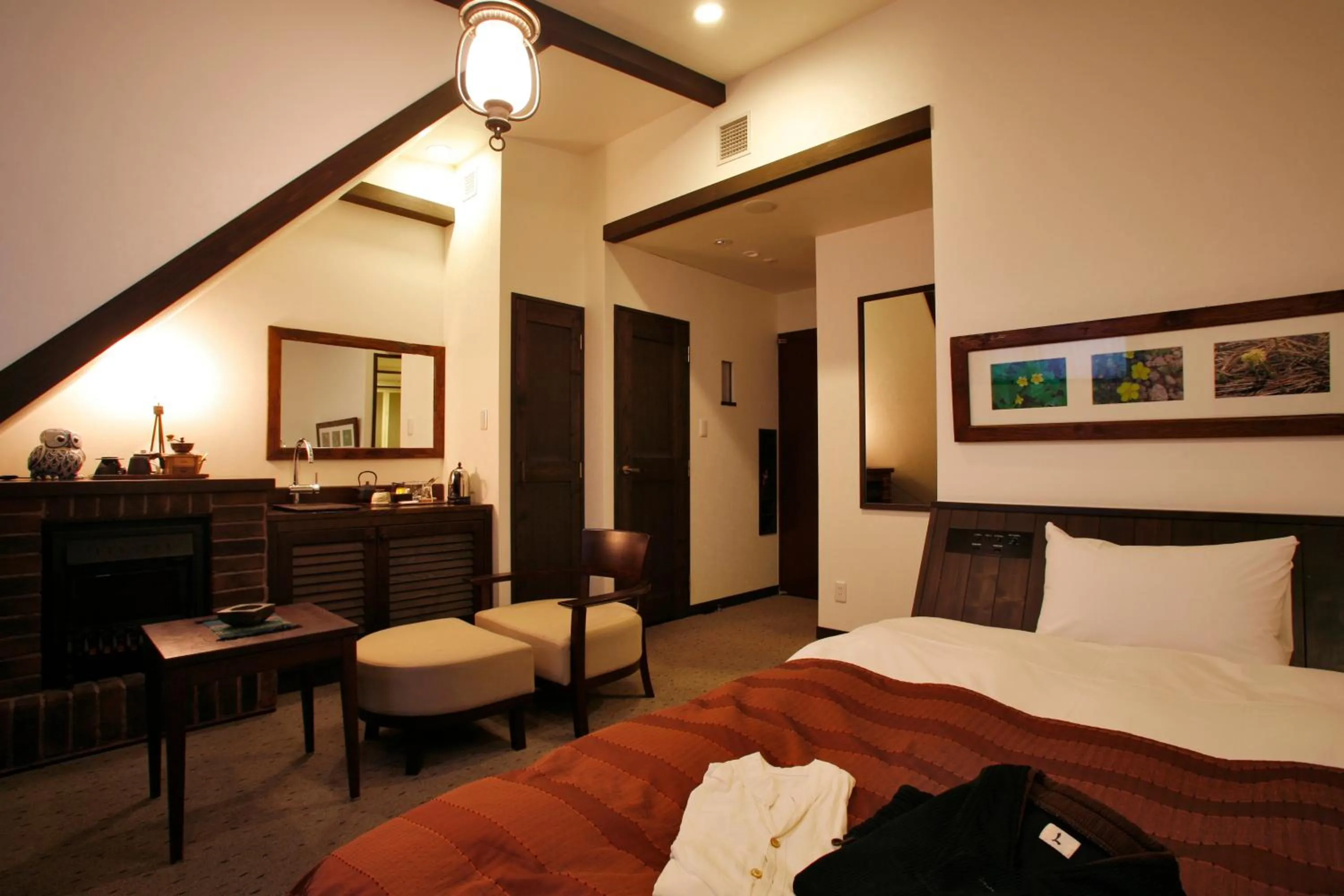 Photo of the whole room, Bed in La Vista Daisetsuzan