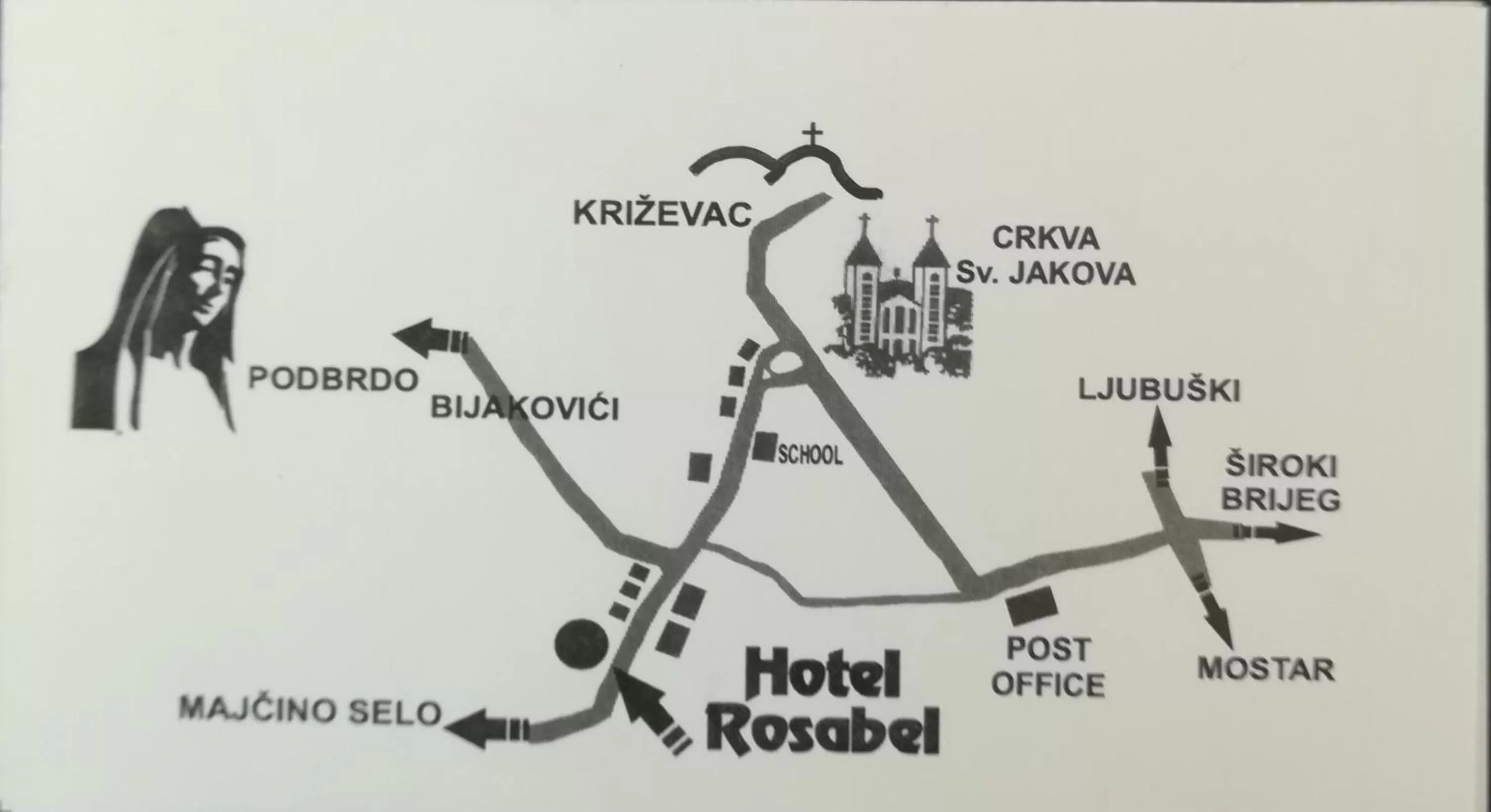 Location in Hotel Rosabel