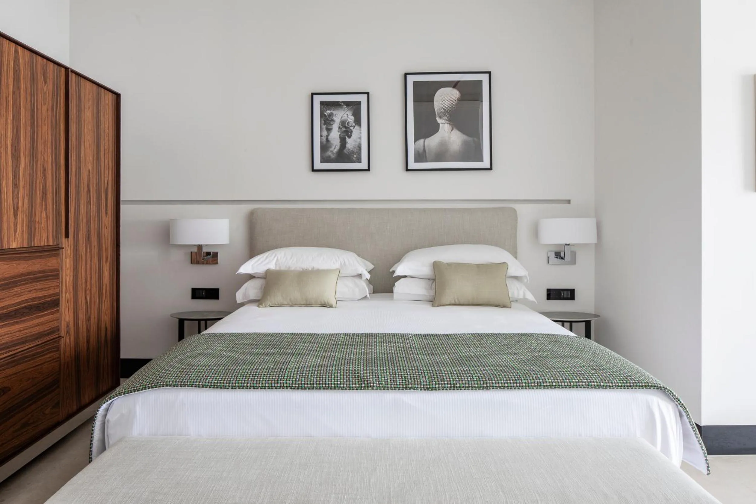 Bed in Grand Hotel Angiolieri