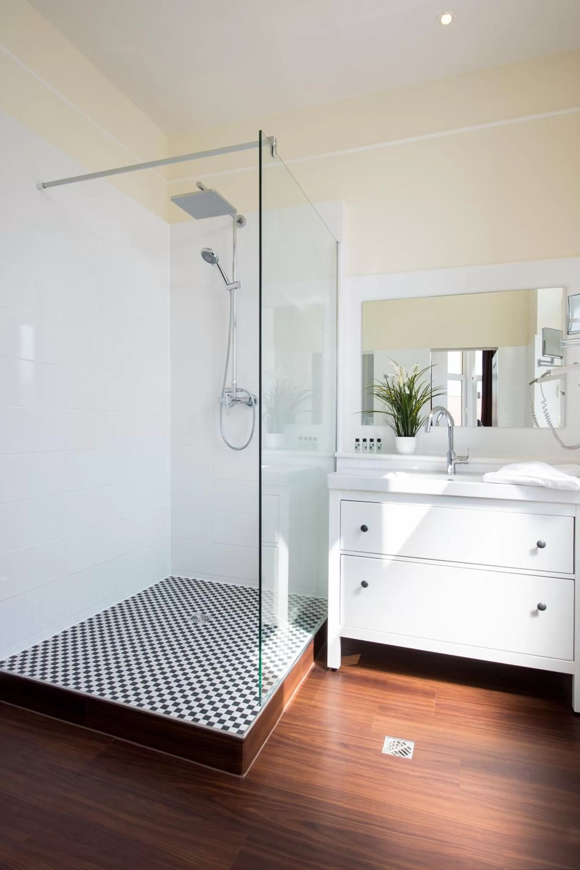 Bed in Hotel Stralsund