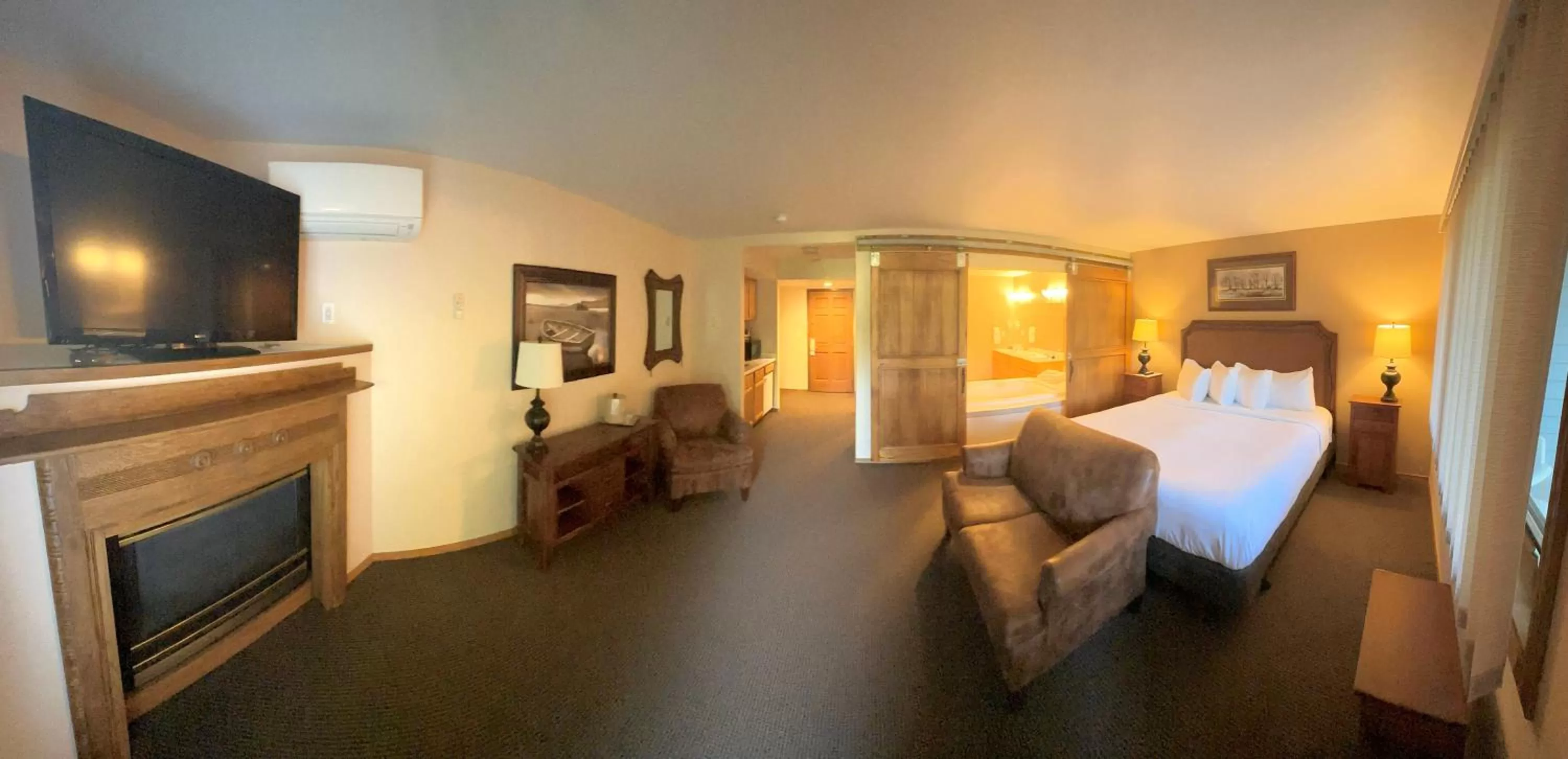 Bed in The Lodge at Leathem Smith