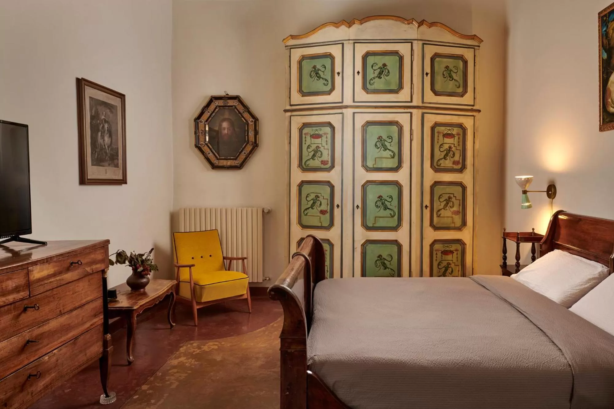 Bedroom, Bed in Villa Stecchini
