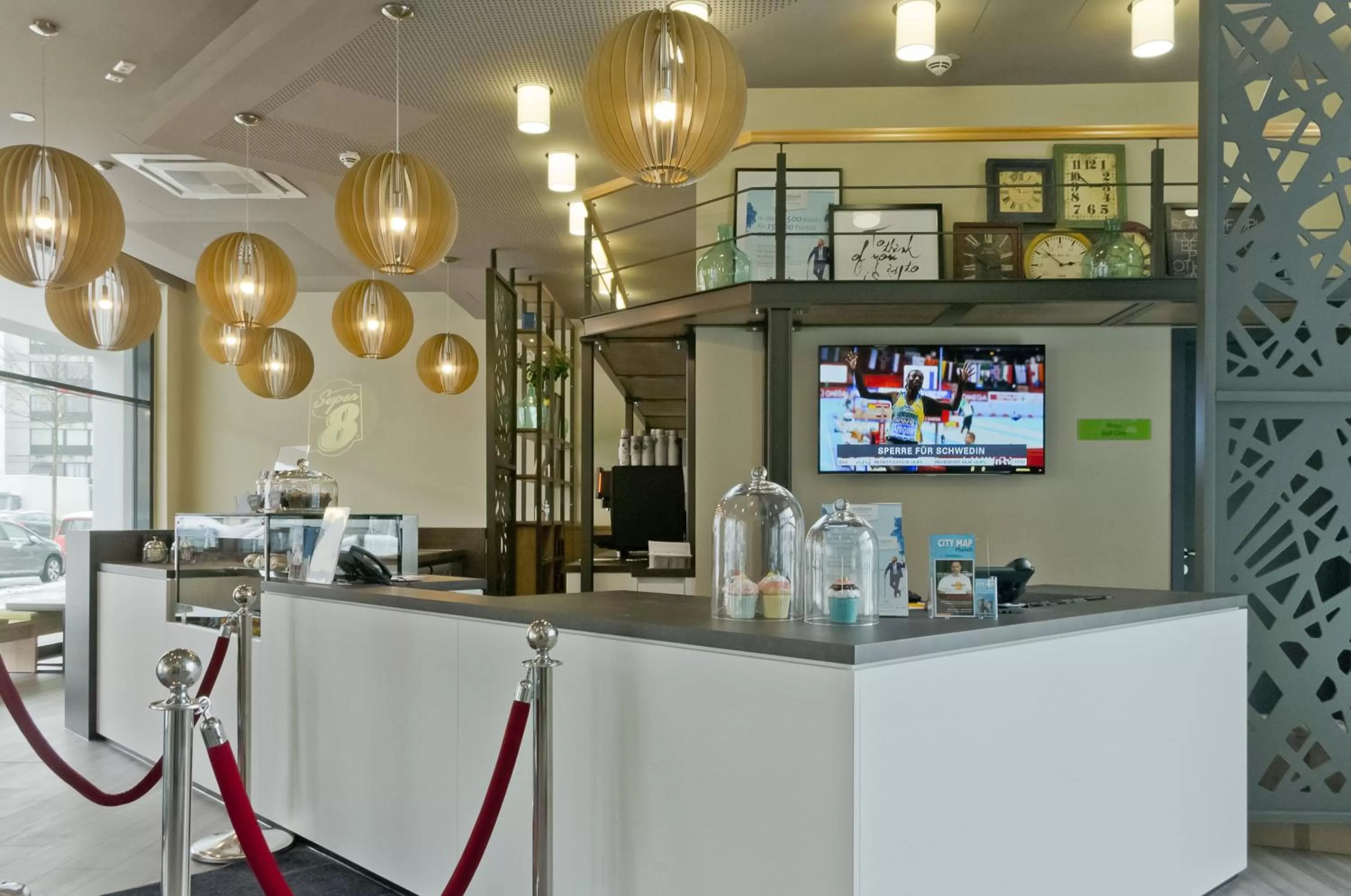 Lobby or reception in Super 8 by Wyndham Munich City West