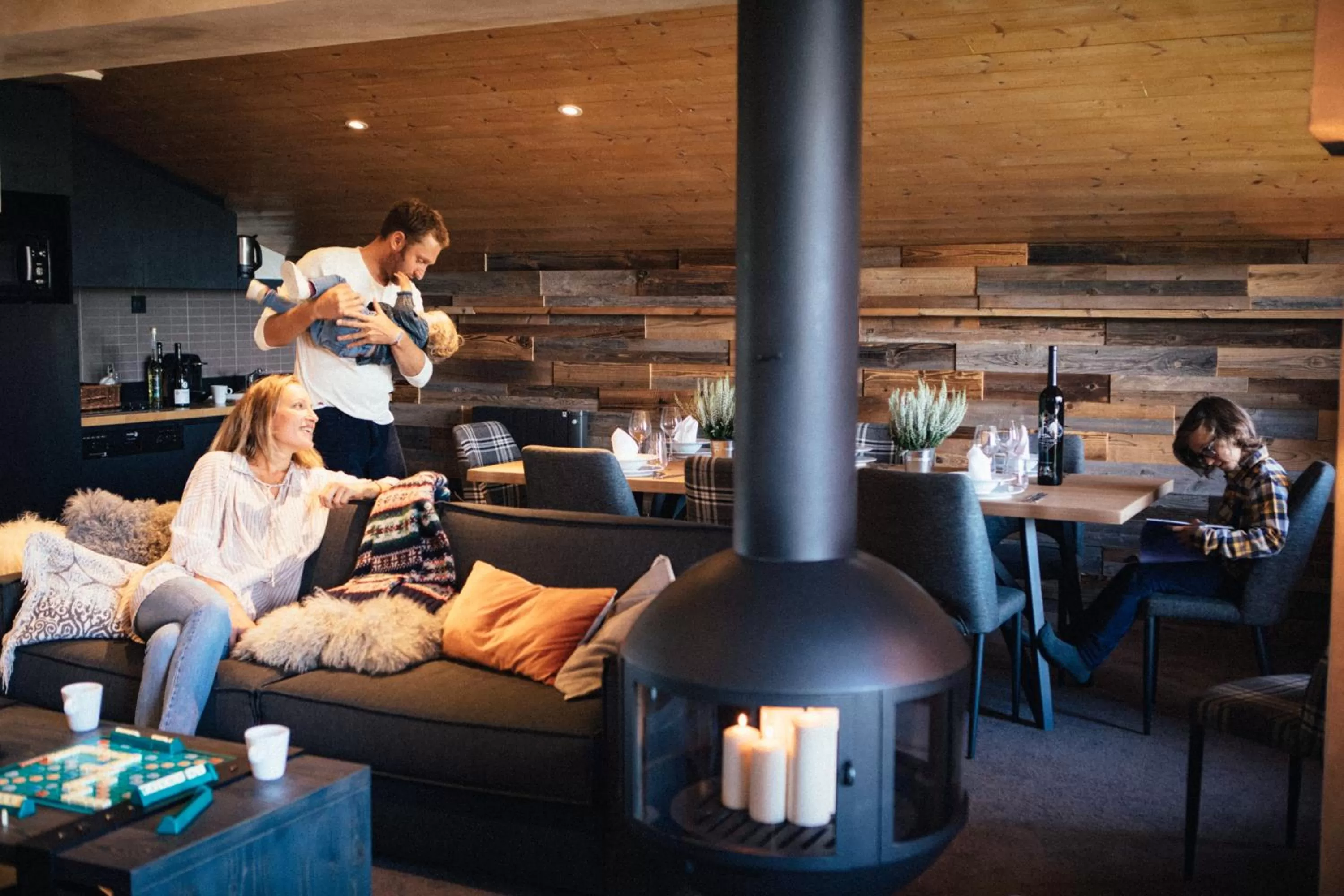 Living room in Hôtel L'Arboisie