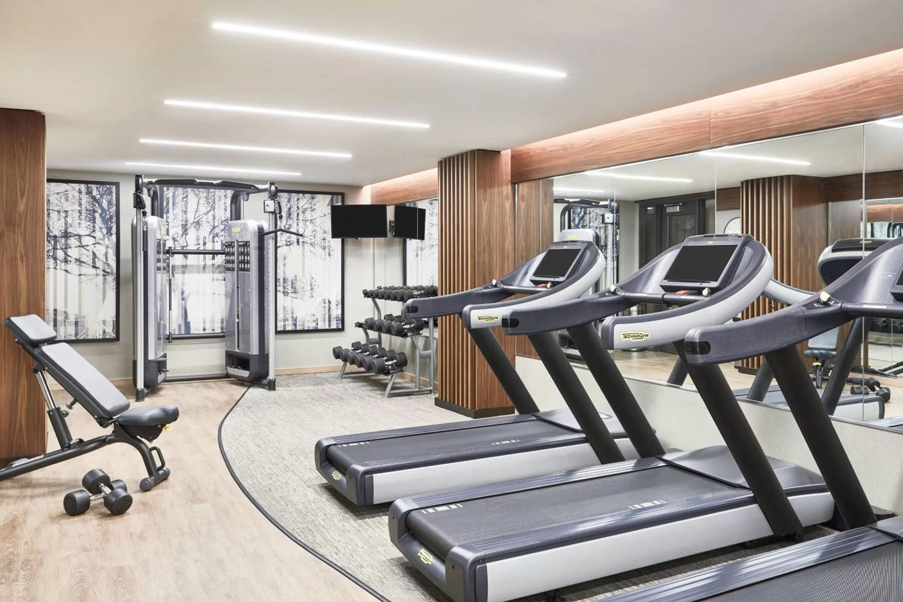 Fitness centre/facilities in AC Hotel Houston Downtown