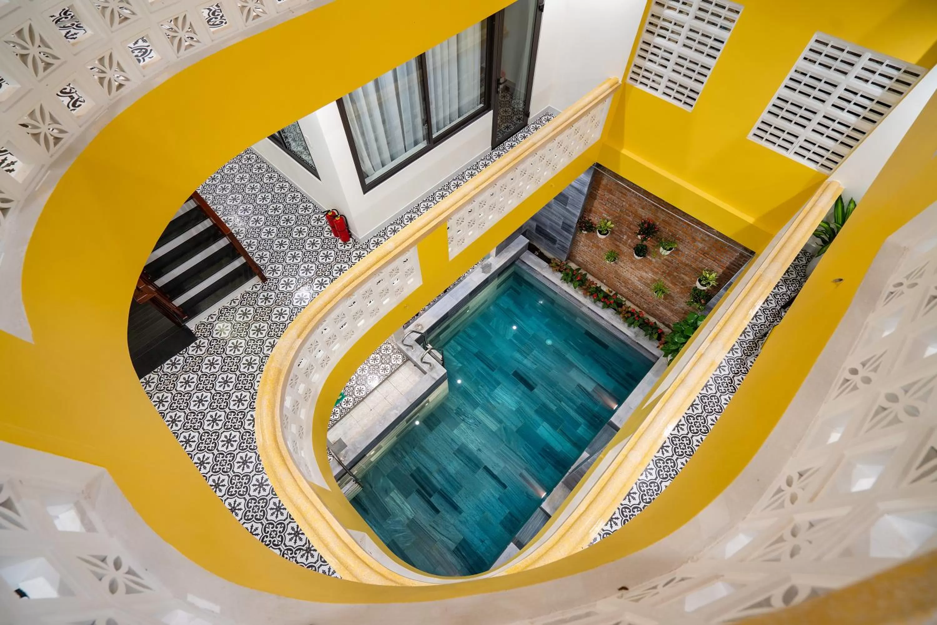 Pool view in The Lit Villa Hoi An