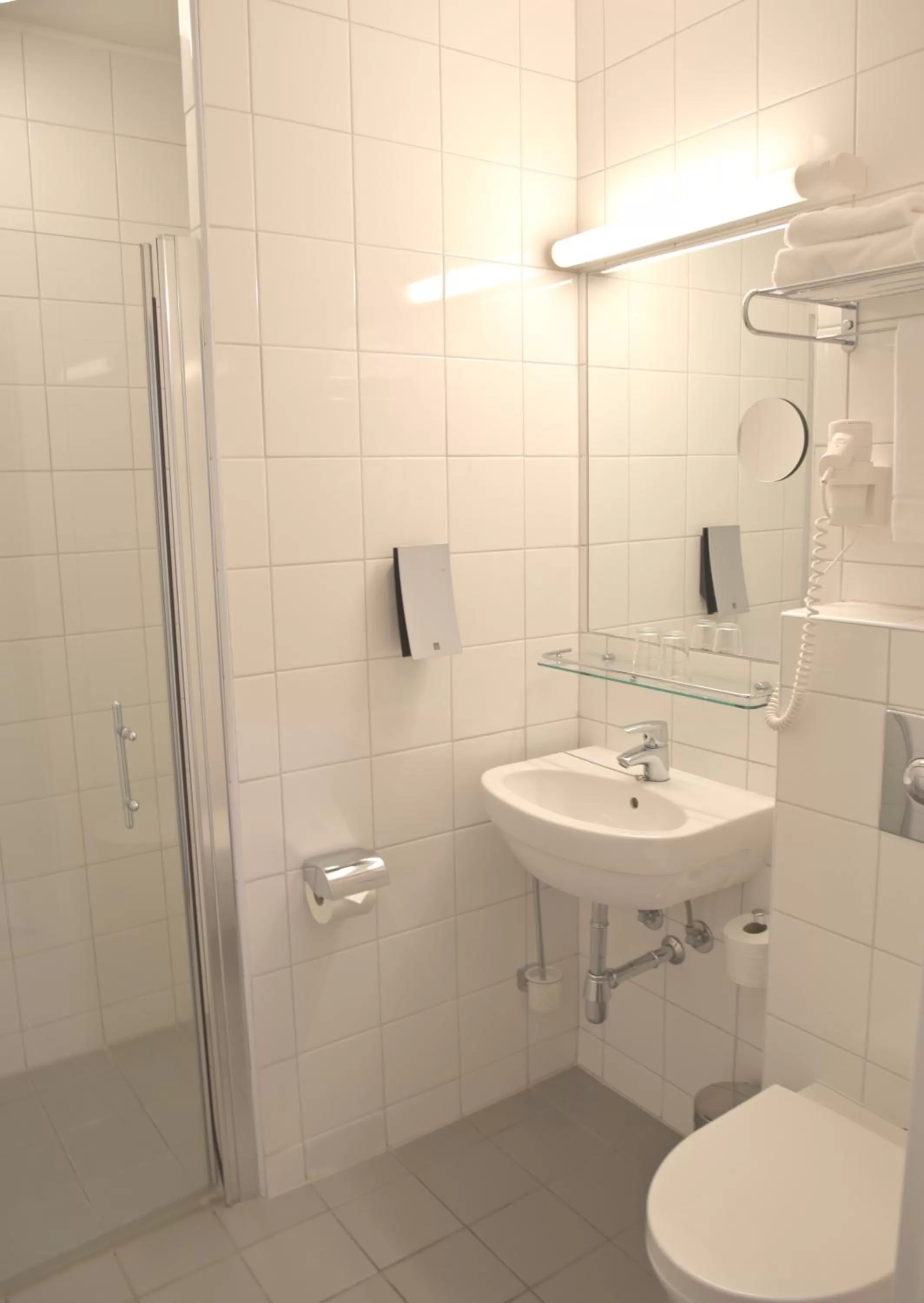 Shower in Hotell Charlottenberg