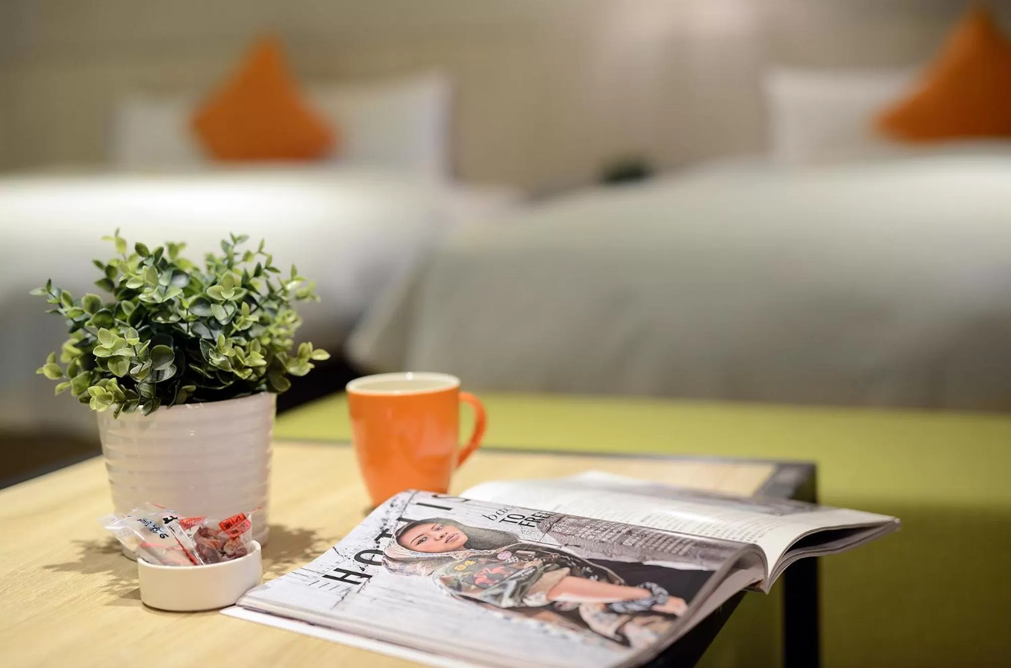 On site, Bed in Via Hotel Taipei Station