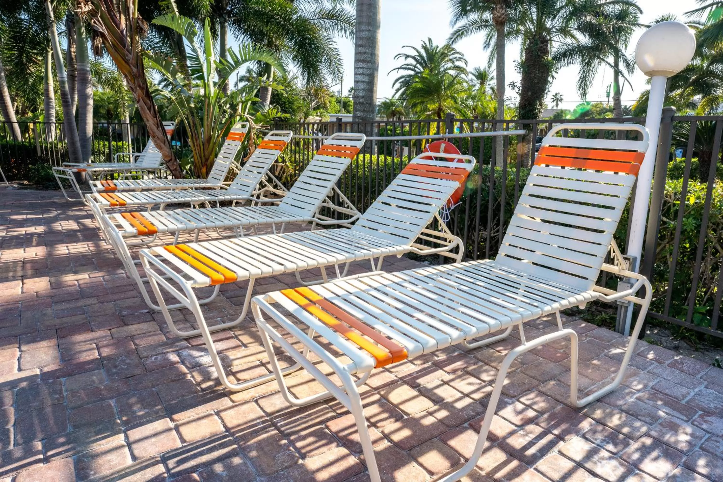 sunbed in The Capri at Siesta