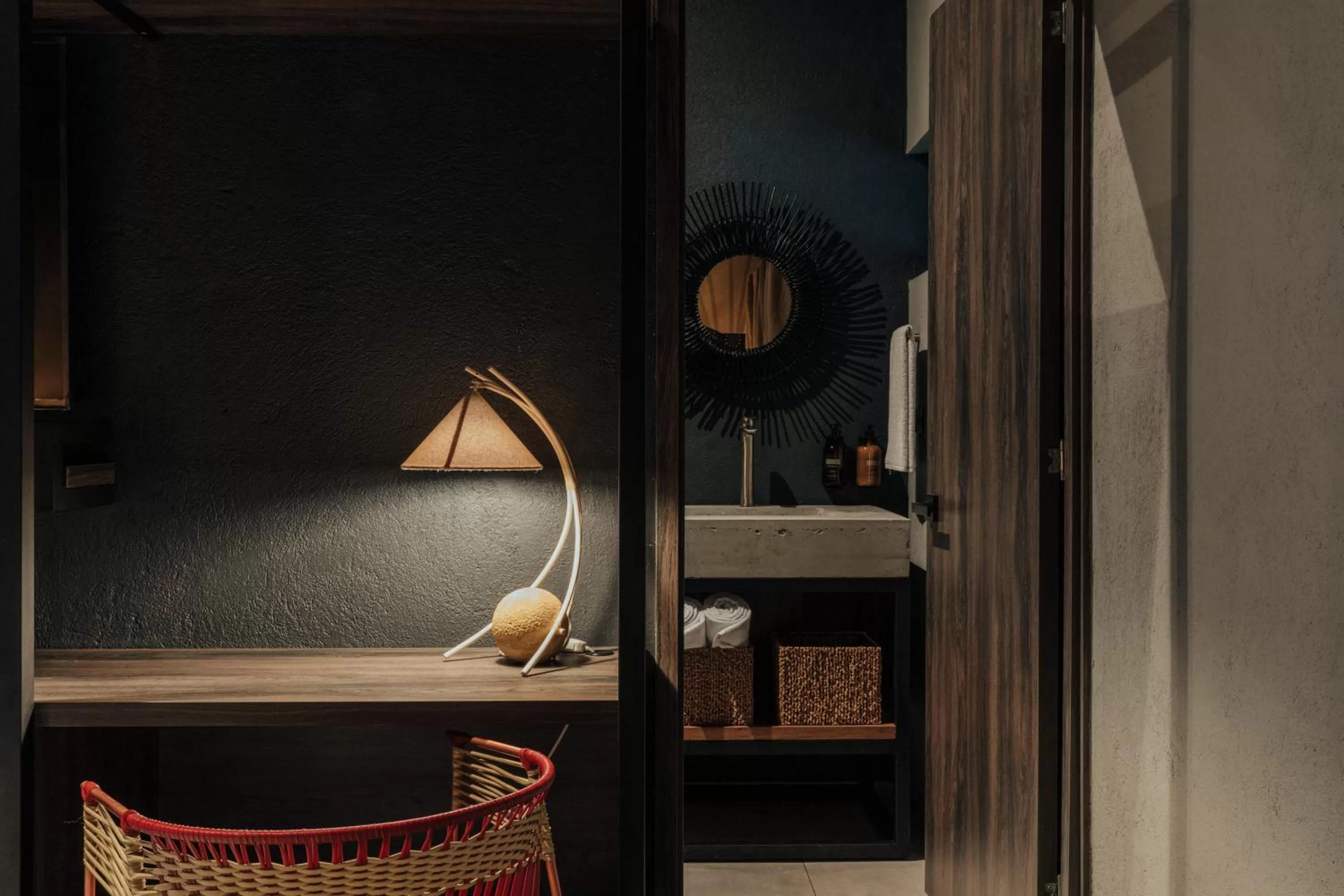 Seating area in Sui Posada Boutique