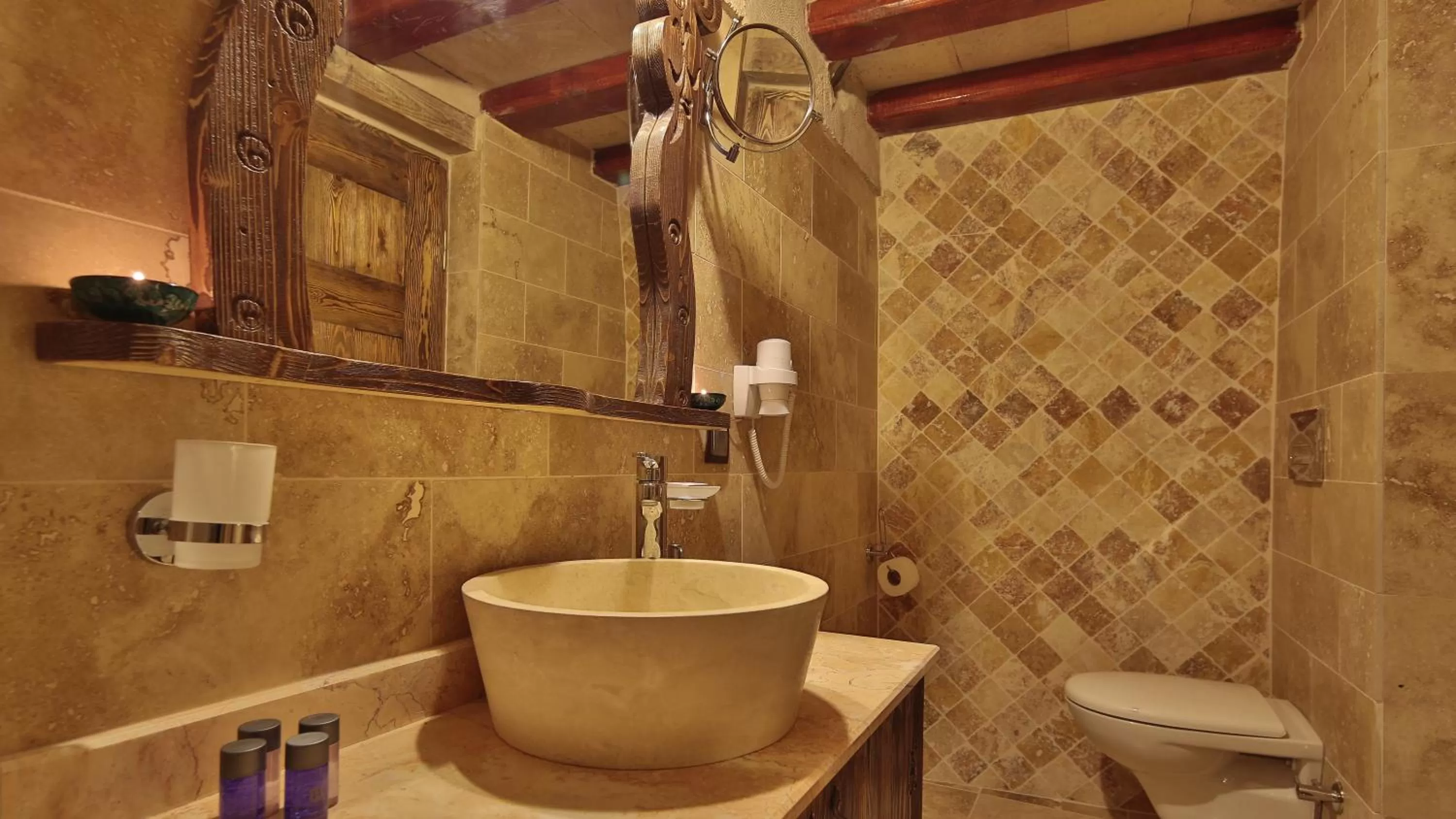 Toilet in Cappadocia Cave Land Hotel