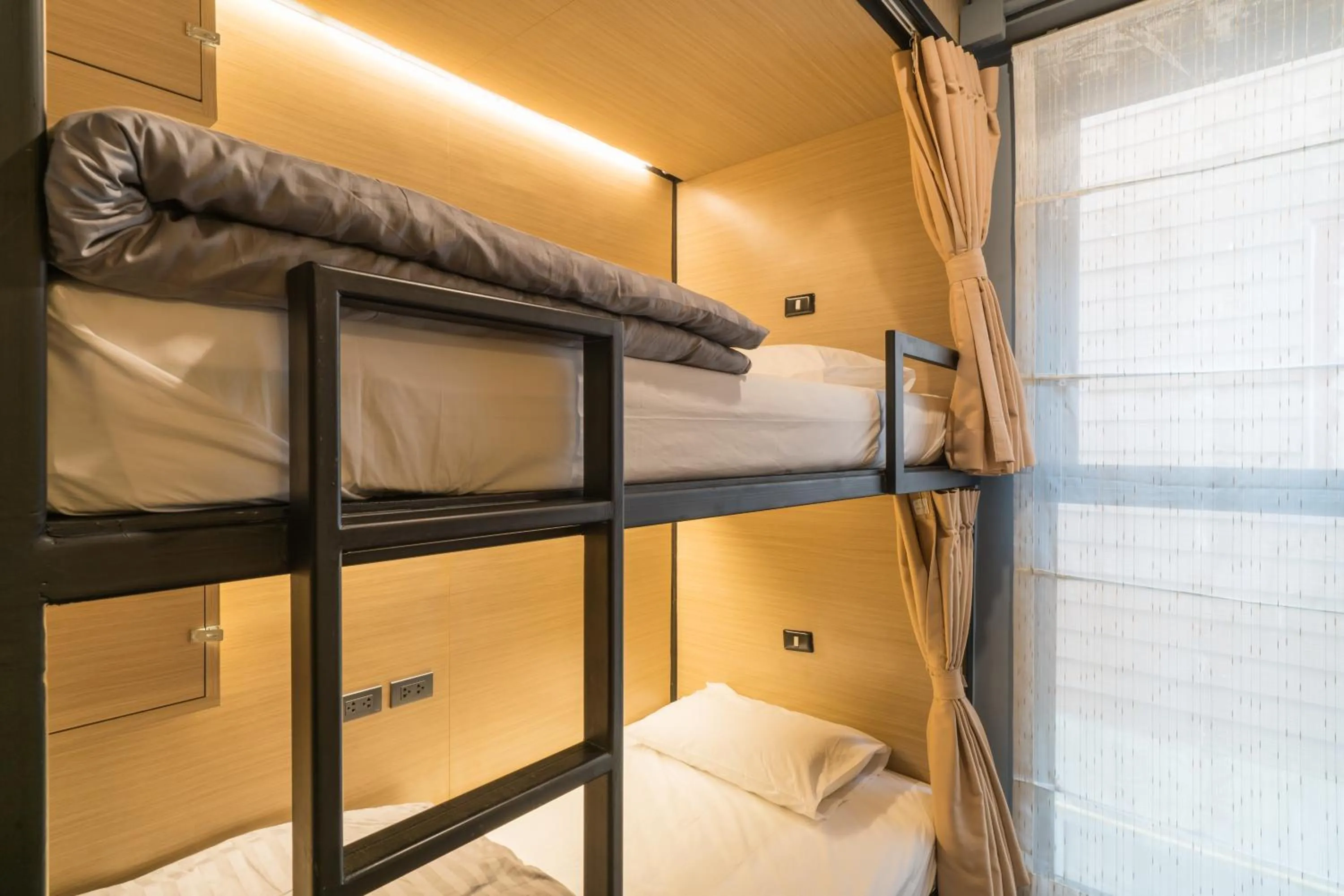 bunk bed, Bed in Sleep Box Patong Hostel