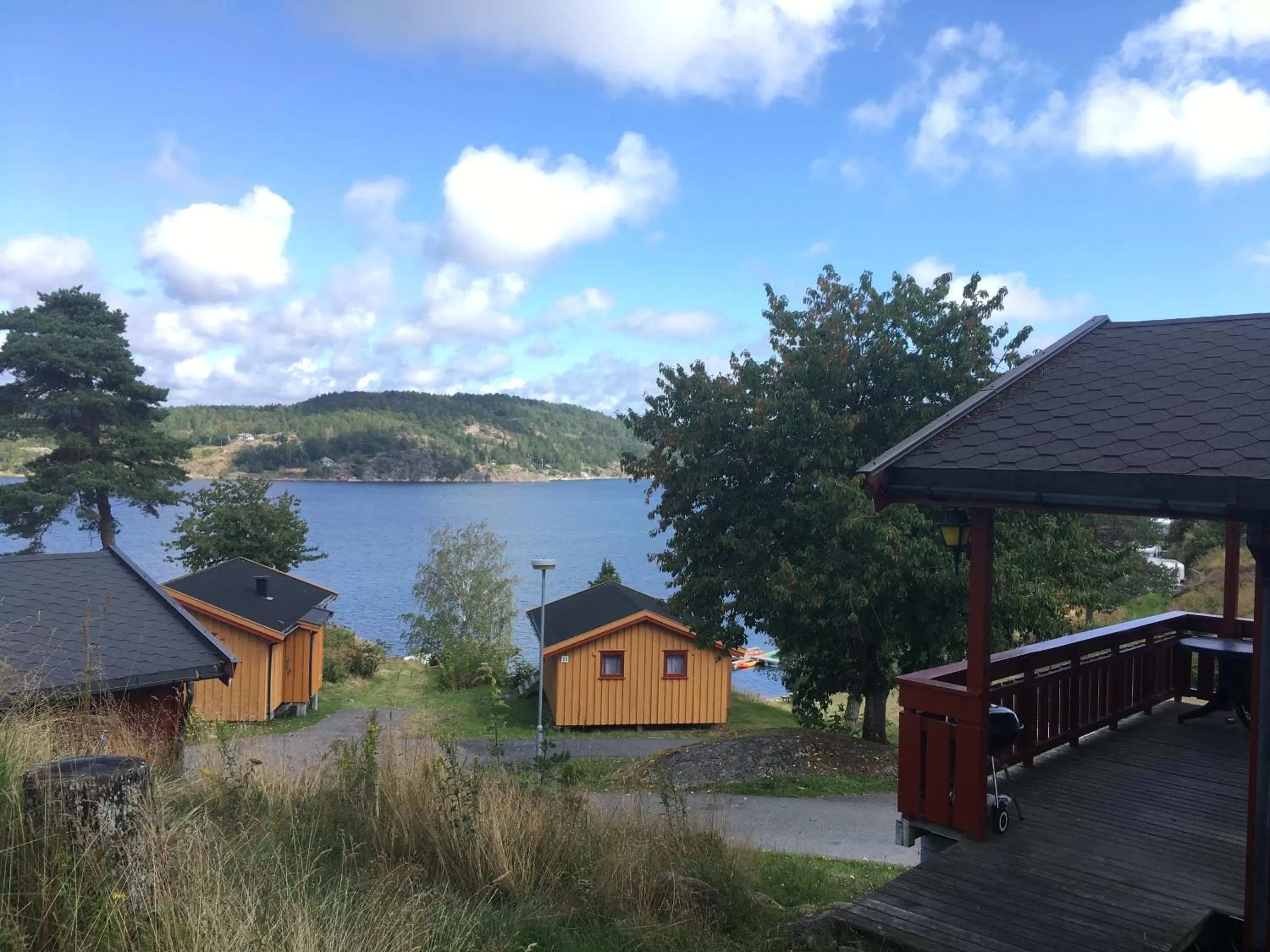 Facade/entrance in Sørlandet Feriesenter