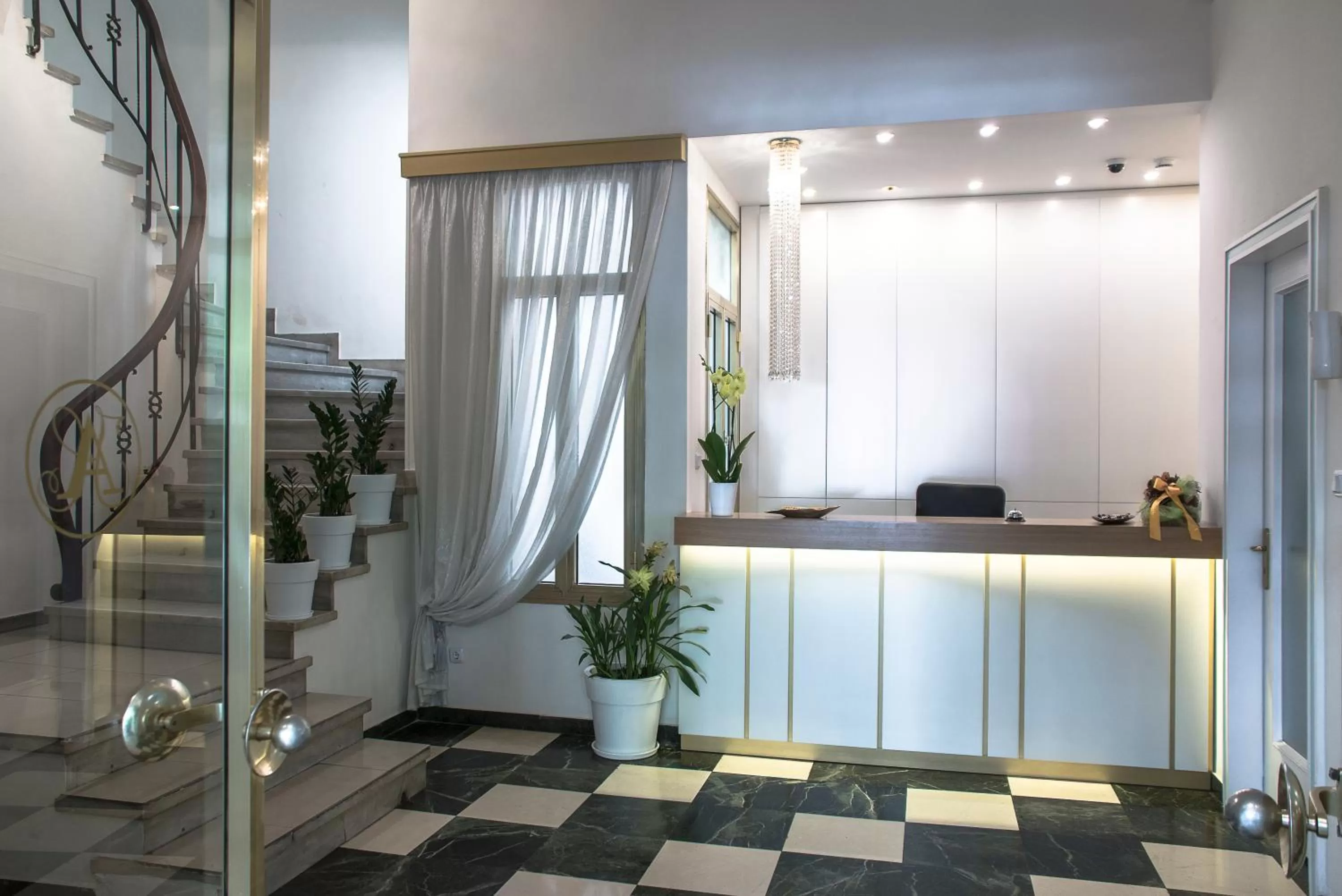 Lobby or reception in Ares Athens Hotel