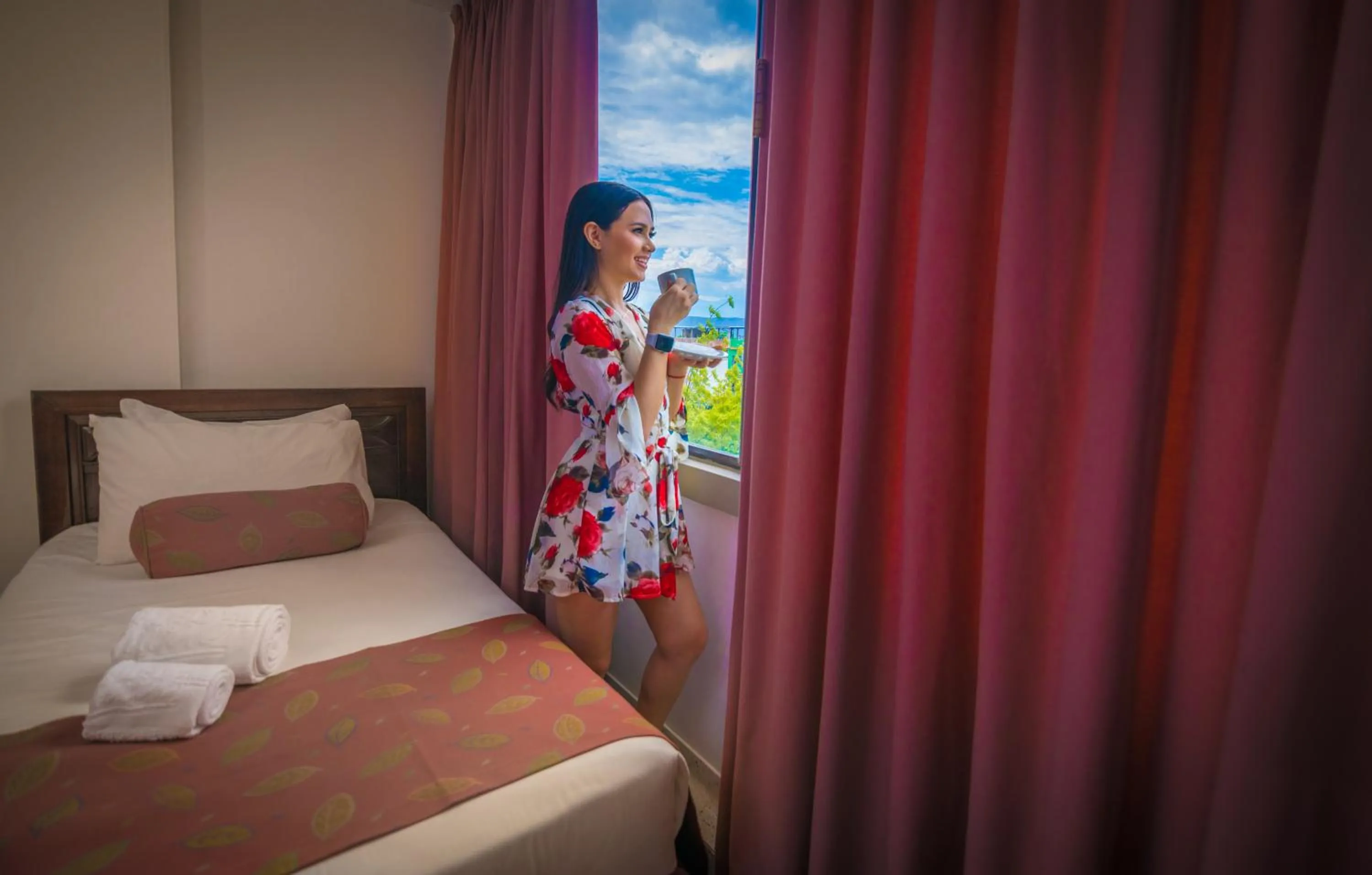 Bed in Hotel Chicala