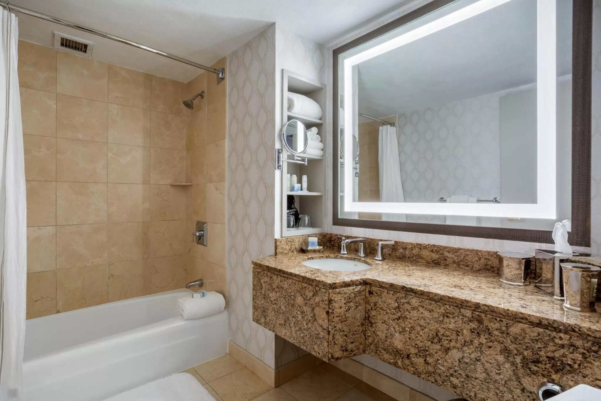 Bathroom in Omni New Haven Hotel at Yale