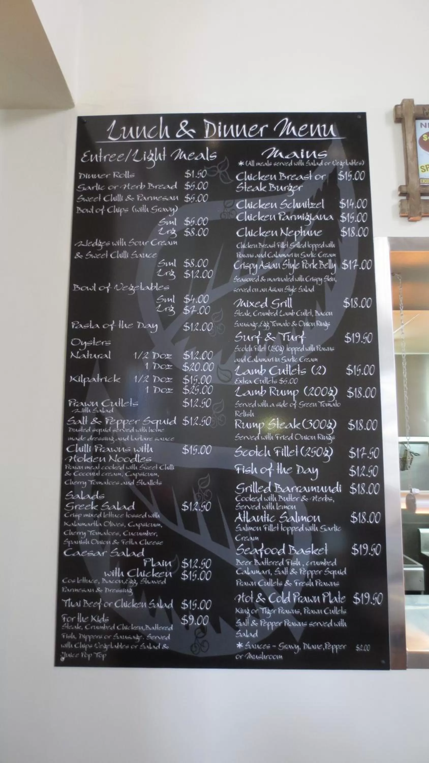 Restaurant/places to eat in Amaroo Hotel Dubbo