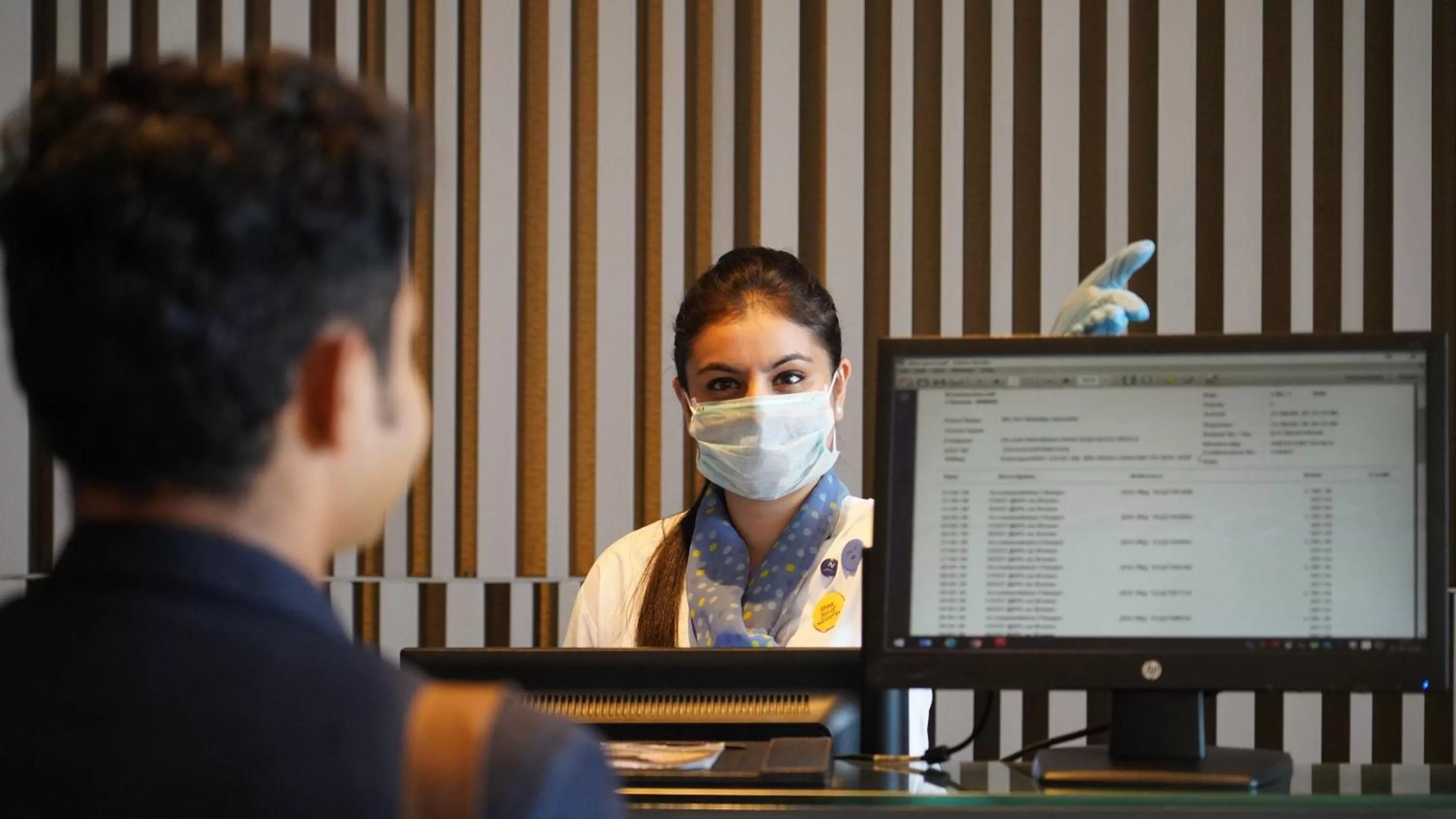 Lobby or reception in Novotel Chennai OMR
