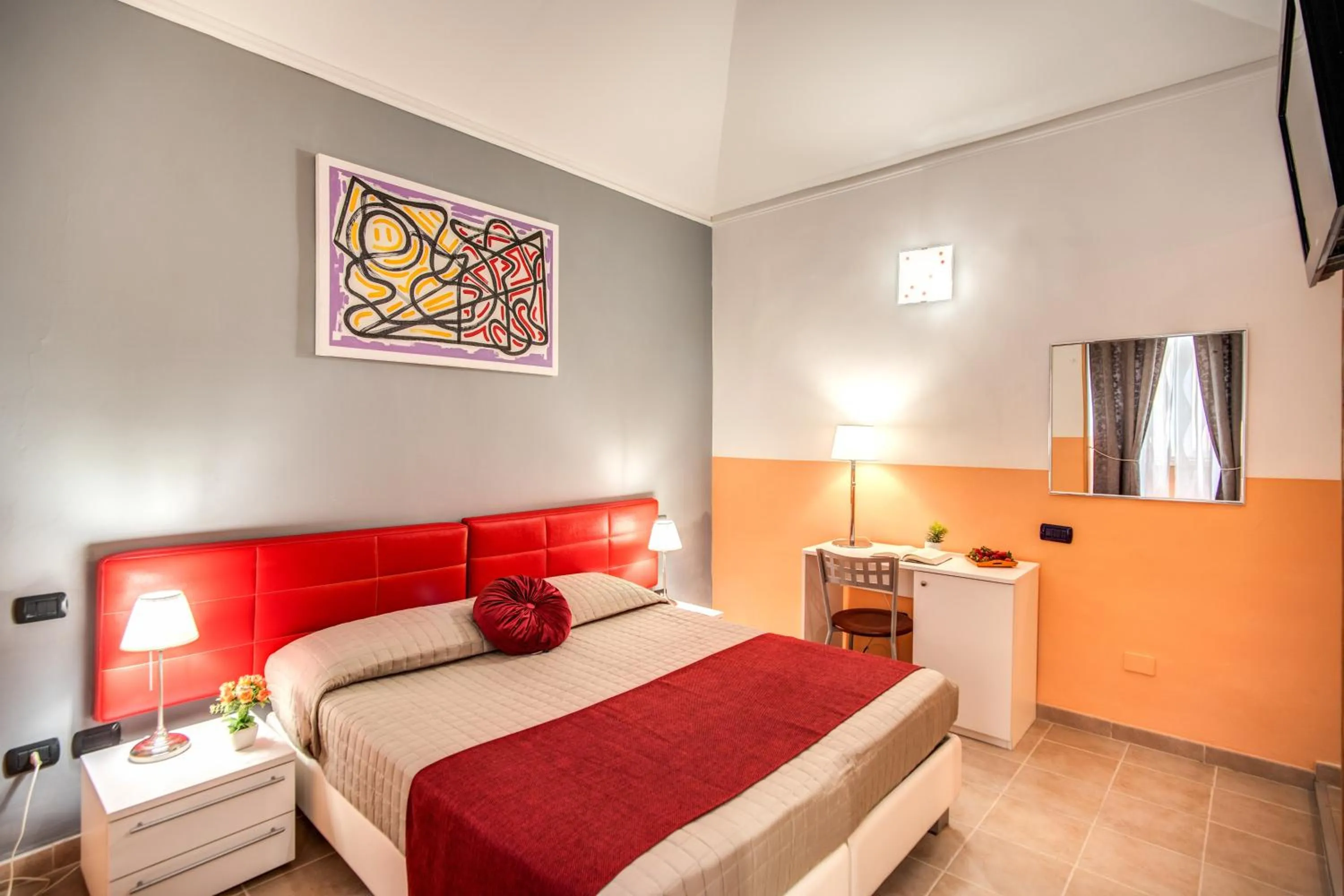 Bedroom, Bed in Magnifico Rome