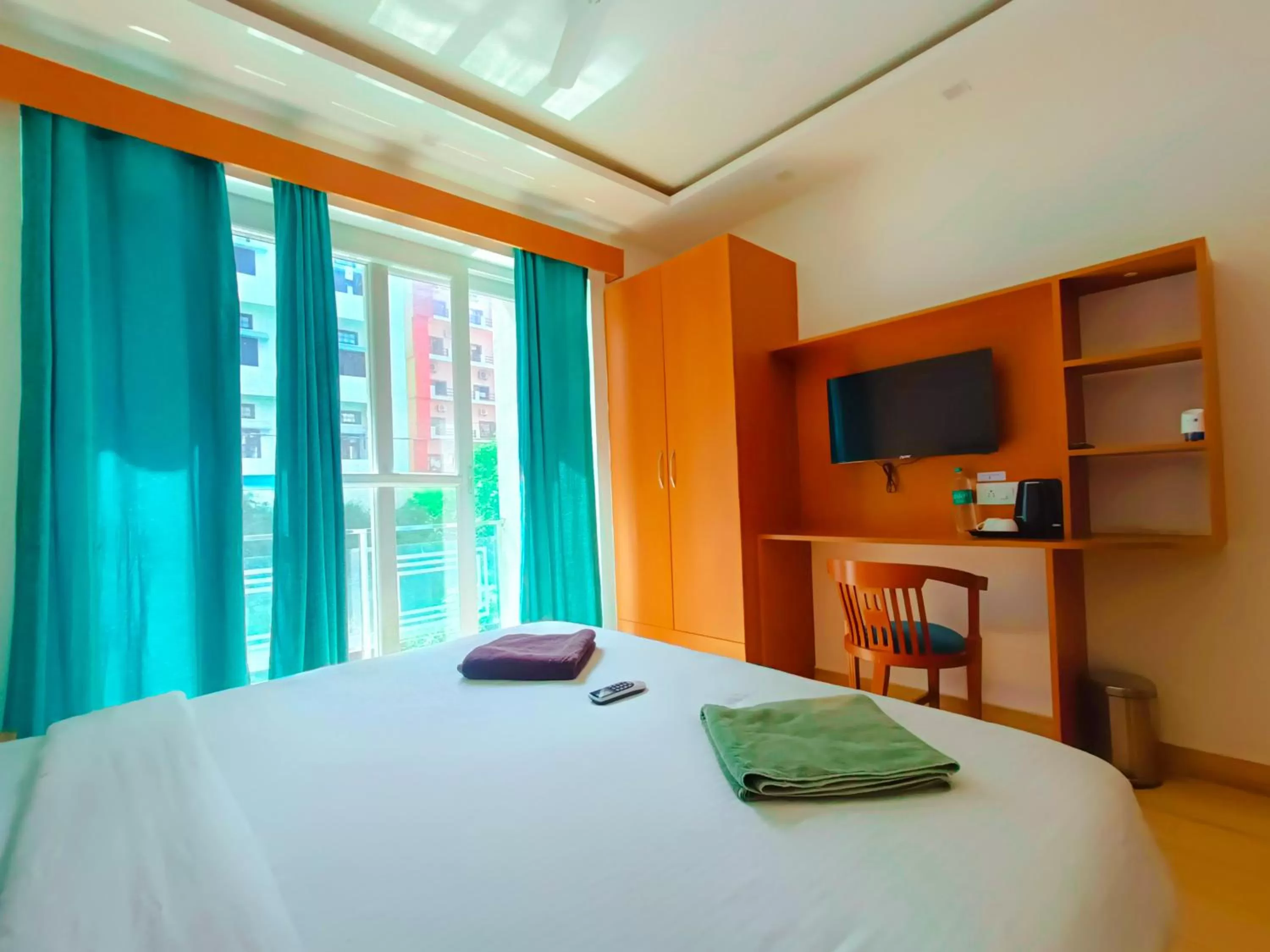 TV and multimedia, Bed in Hotel The Moksham