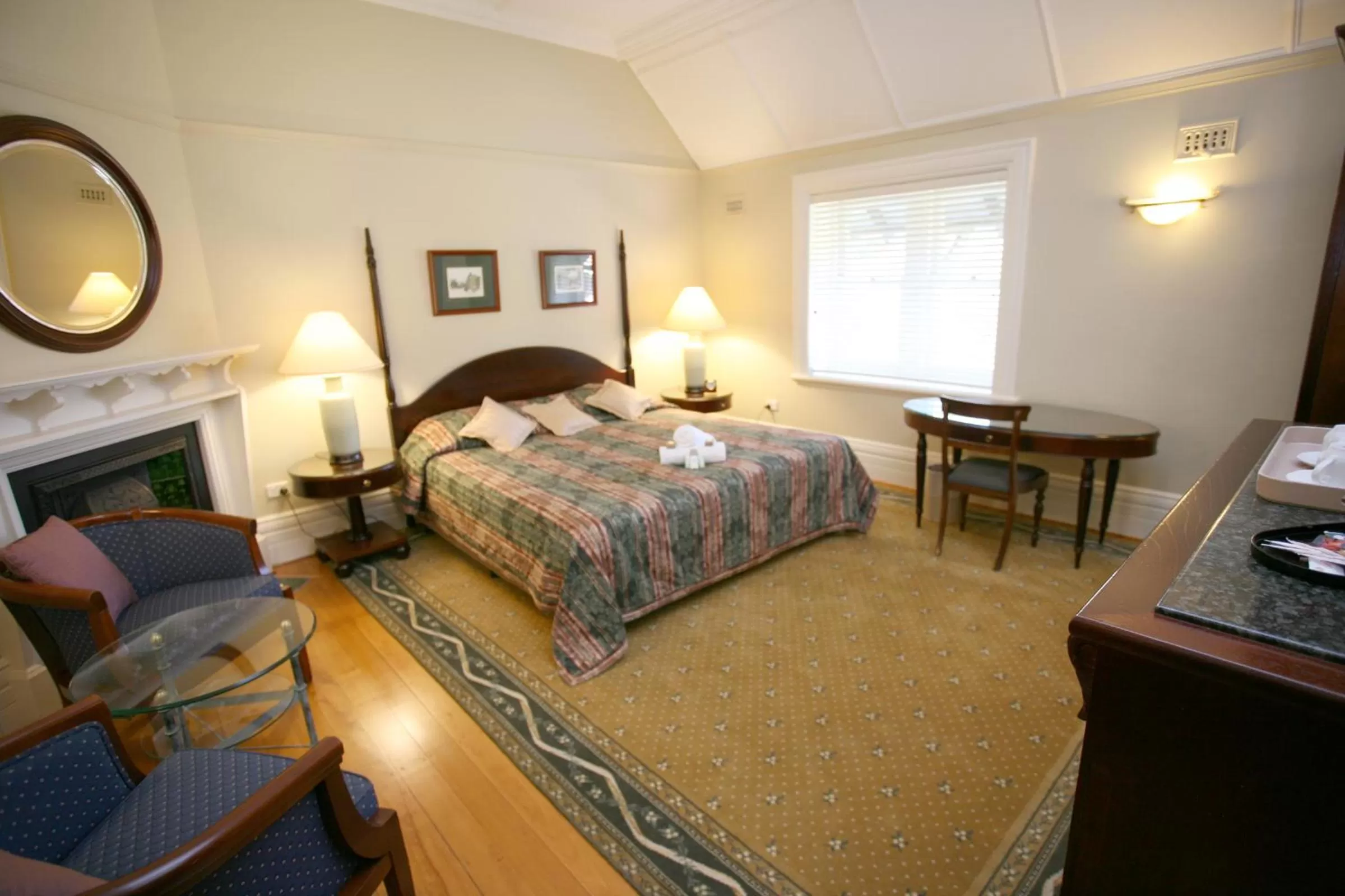 Bed in Darcy's Hotel